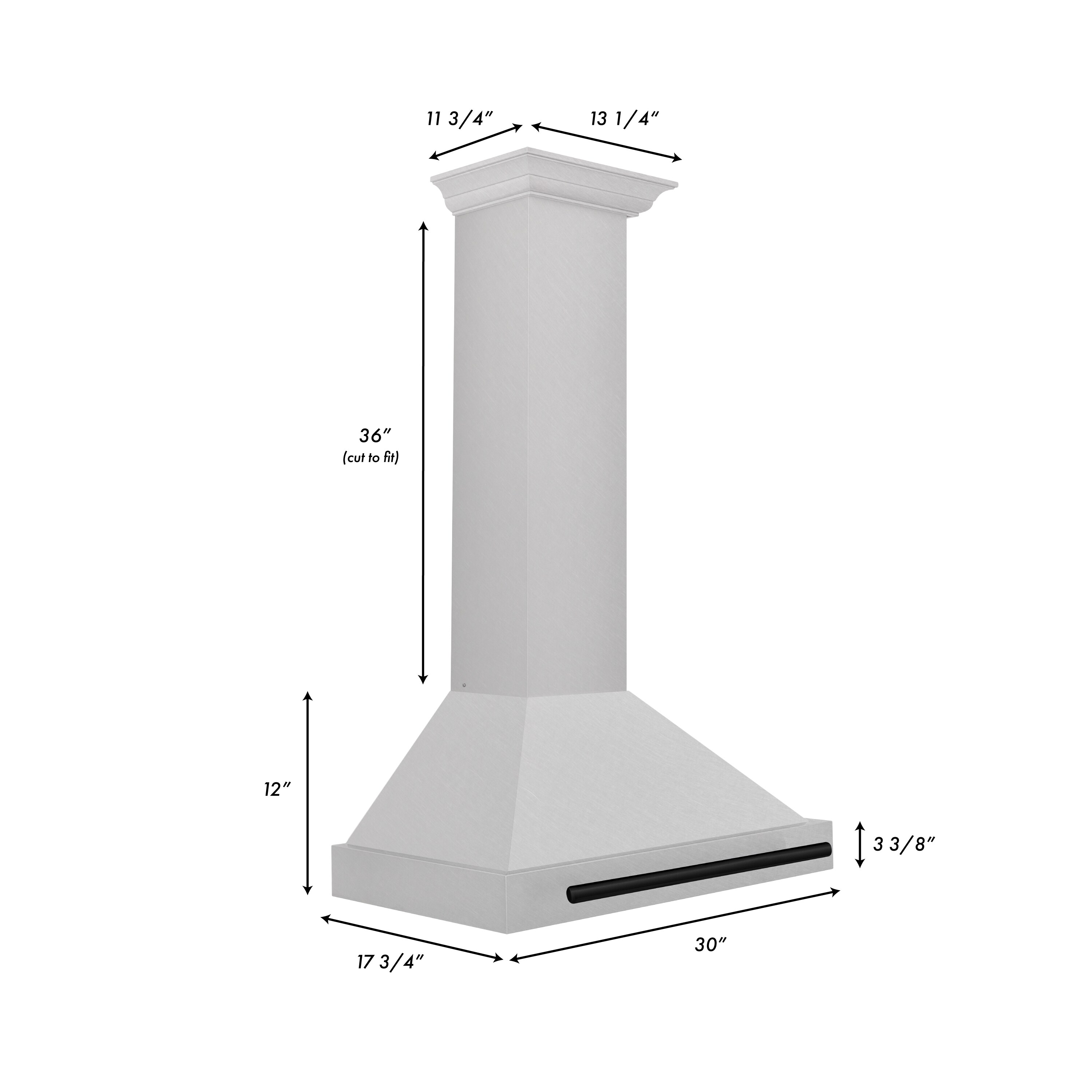 ZLINE KITCHEN & BATH KB4SNZ-30-MB Wall-Mounted-Range-Hoods - View #3