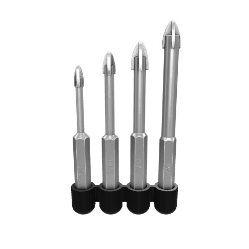 Kobalt Carbide Tipped Right Handed Glass and Tile Drill Bit Set DTC 21104 at Lowes
