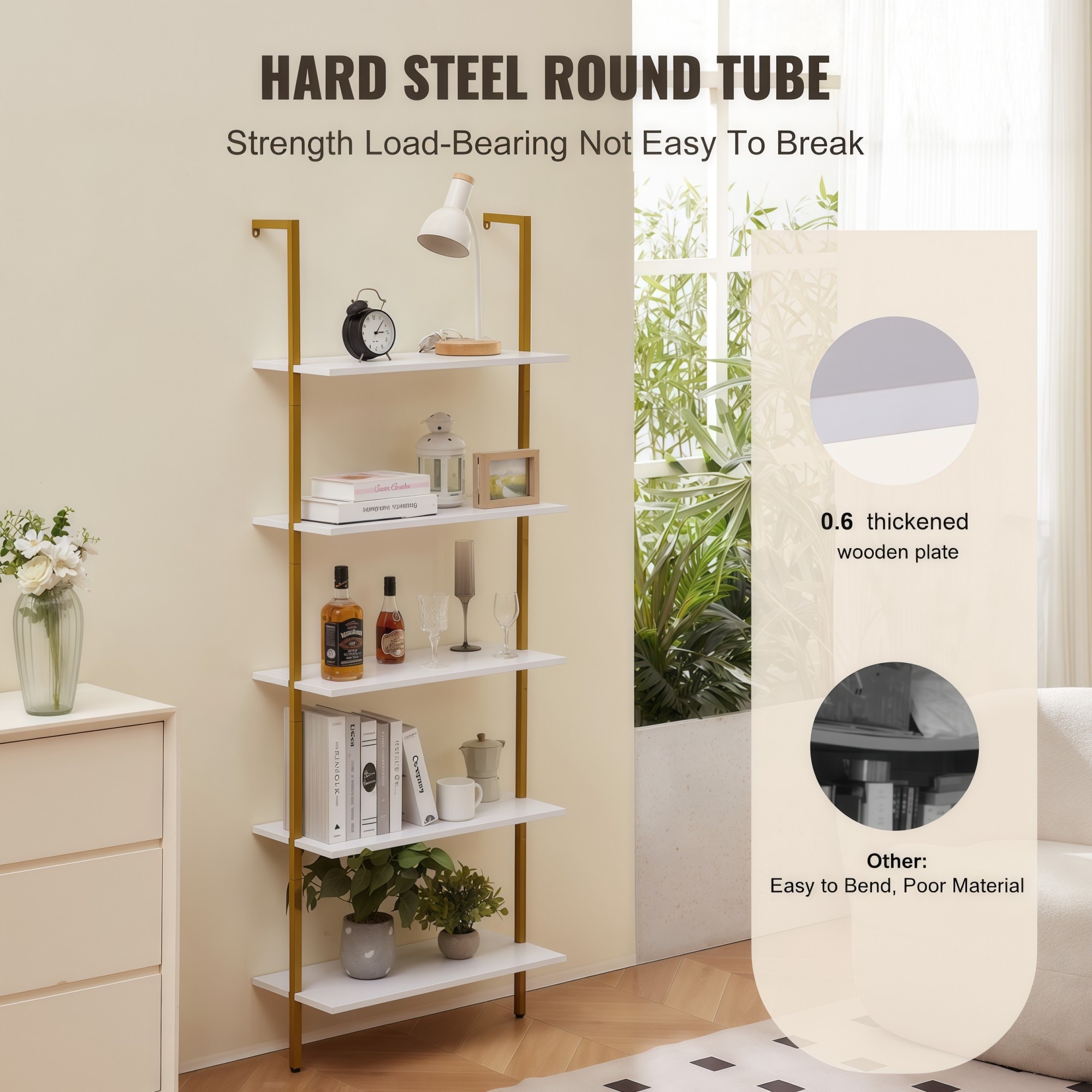 Numhew NHWILL3303 Wall-Mounted-Shelving - View #3