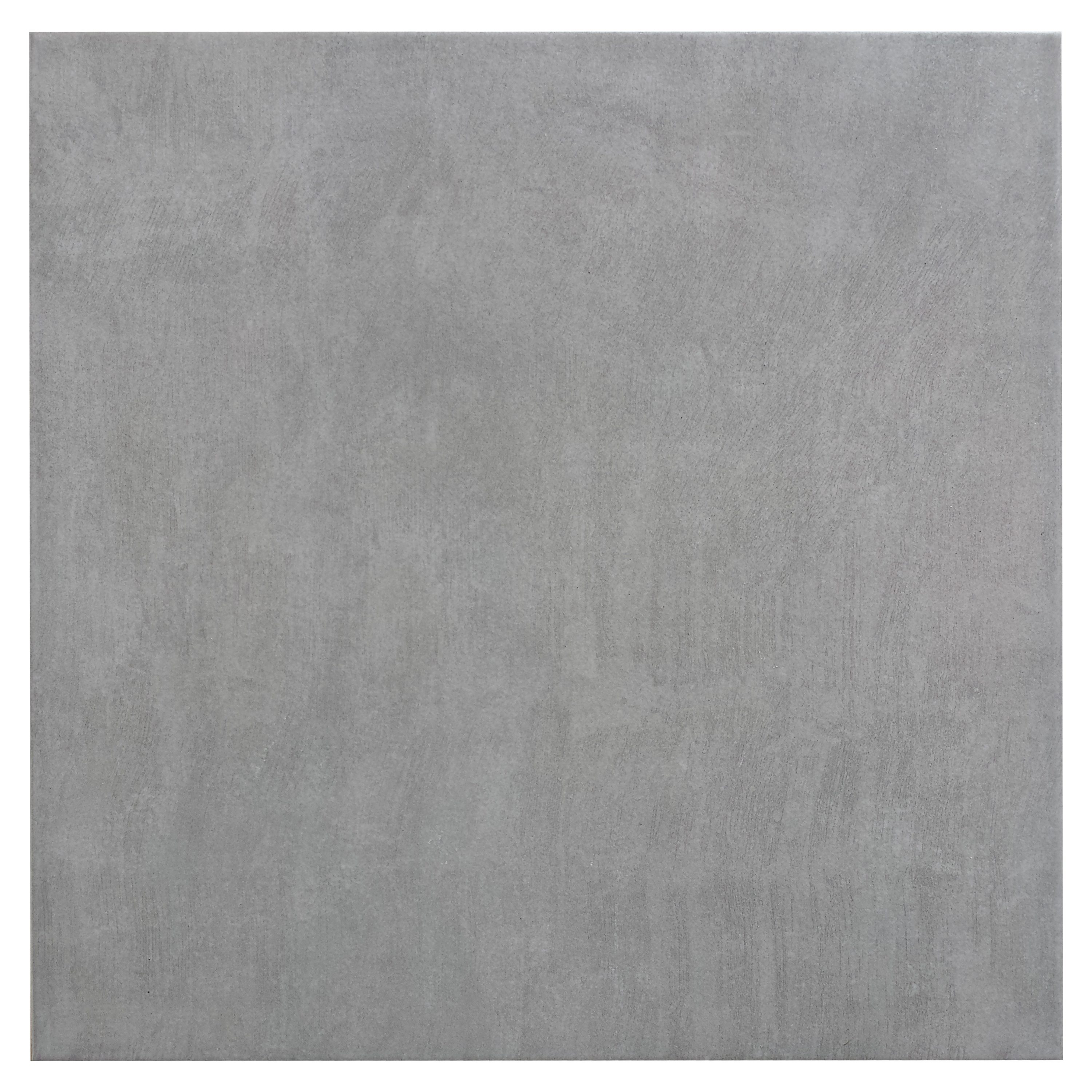 Style Selections LSS683054 Kettlecove Gray 16-in x 16-in Matte Ceramic Tile (1.721-sq. ft/ Piece)