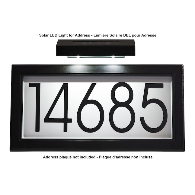 Pro Df Solar Light For Address Plaque 1, Address Plaque For Light Post