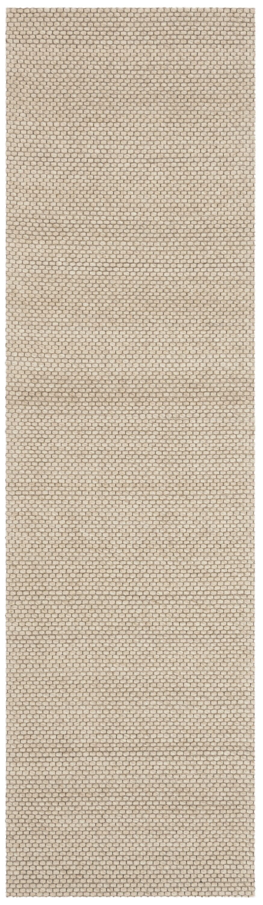SAFAVIEH Natura Feride Solid Braided Wool Runner Rug, Beige, 2' x 6