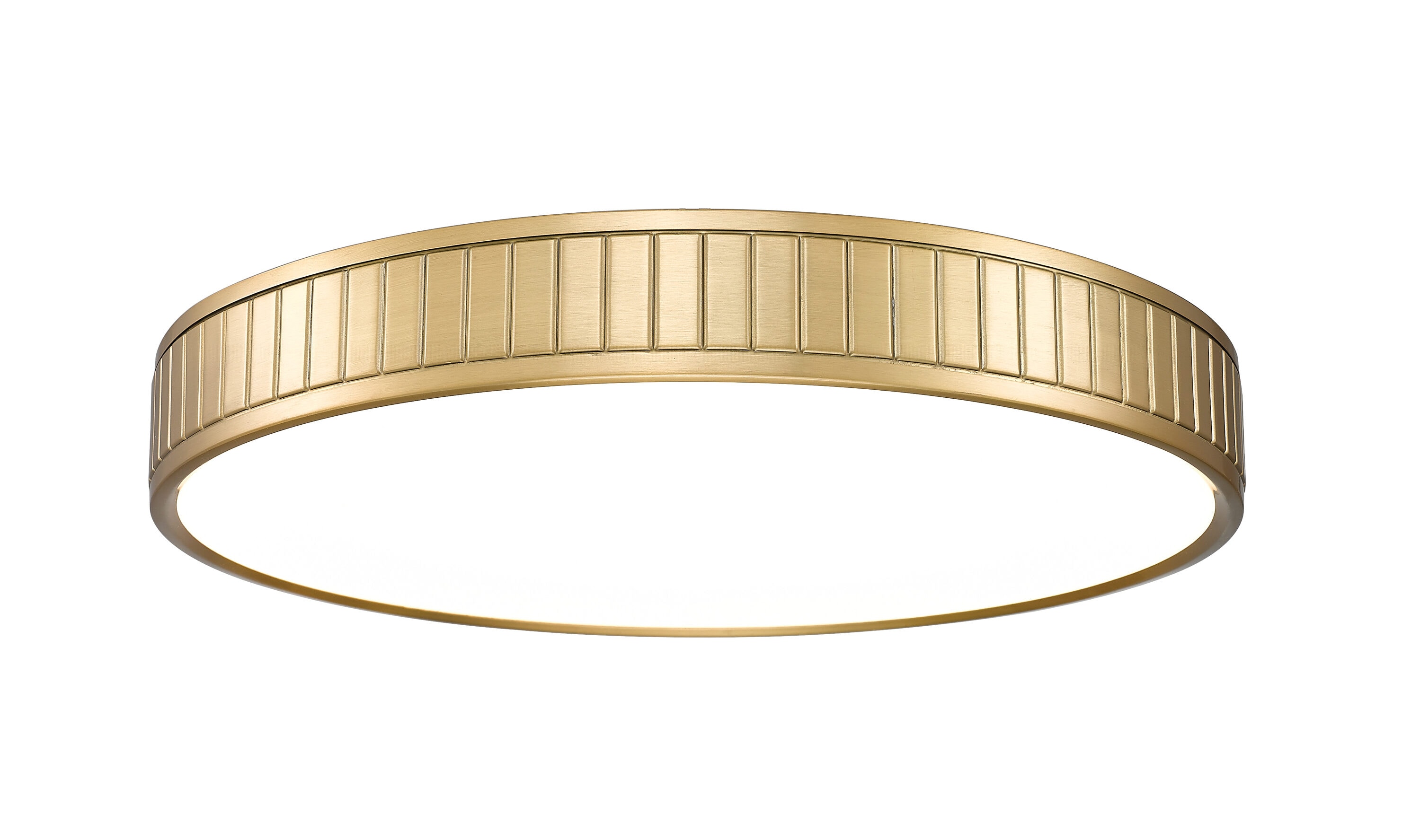 Z-Lite 1005F20-MGLD-LED Madison 1 -Light 20.5-in Gold Integrated LED Flush Mount Light