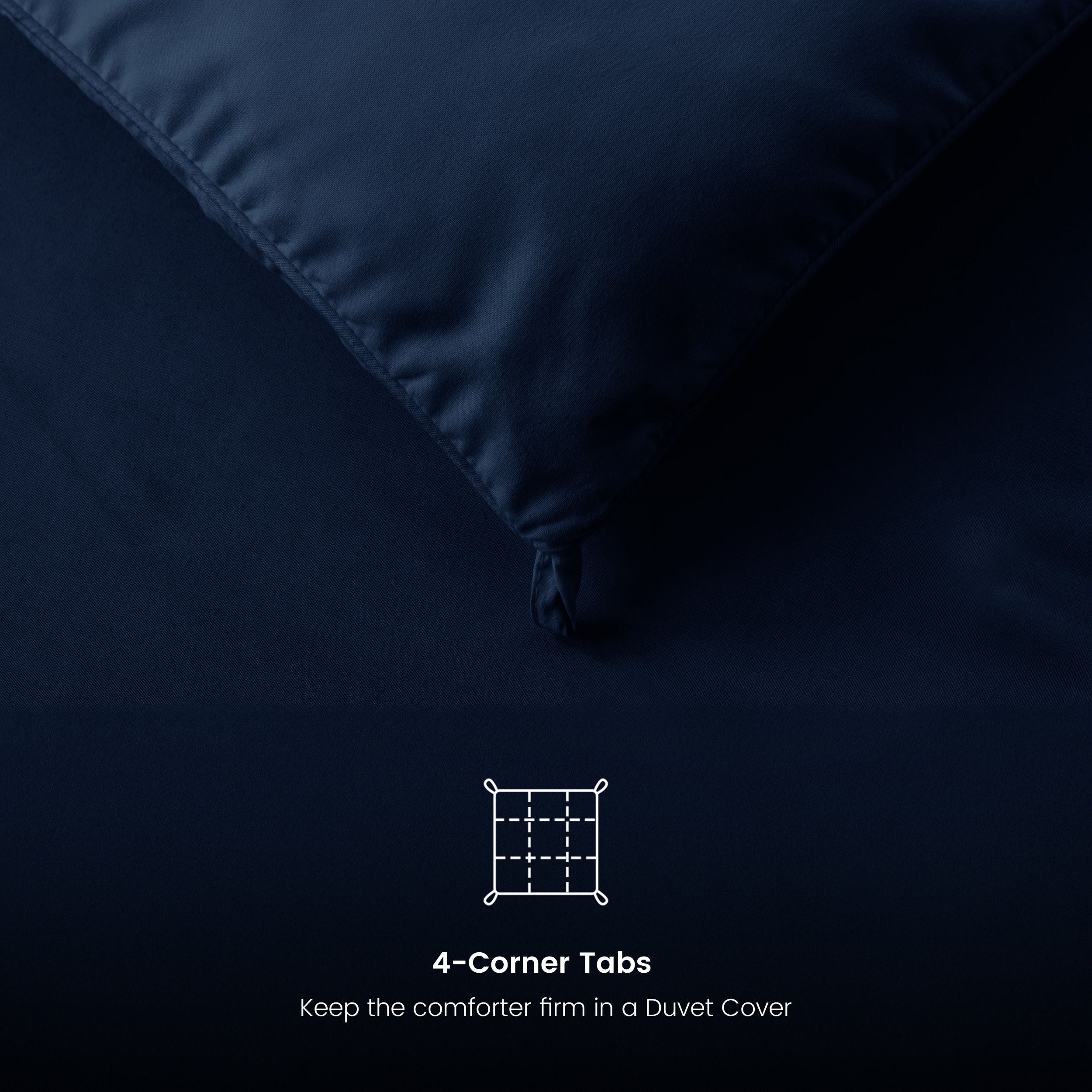 Lux Decor Collection COMFRT Q NVY Comforters-And-Bedspreads - View #5
