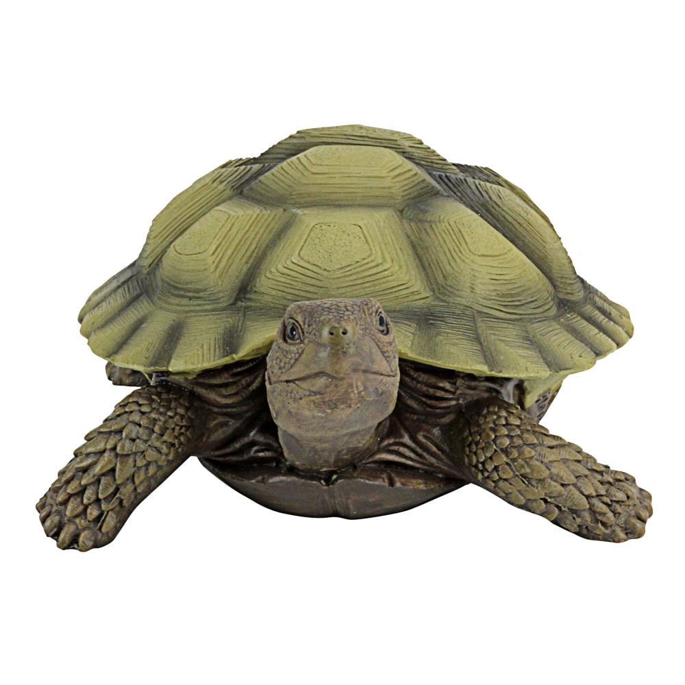 Design Toscano 3-in H x 7-in W Multiple Colors/Finishes Turtle Garden ...