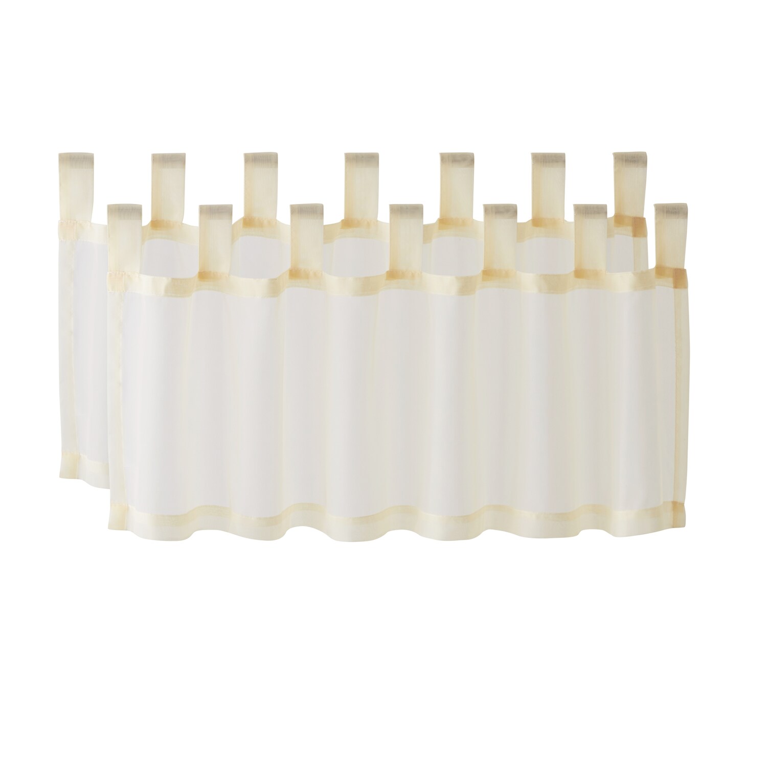 HLC.me SHR-TBTP-BEIG18 curtains - View #2