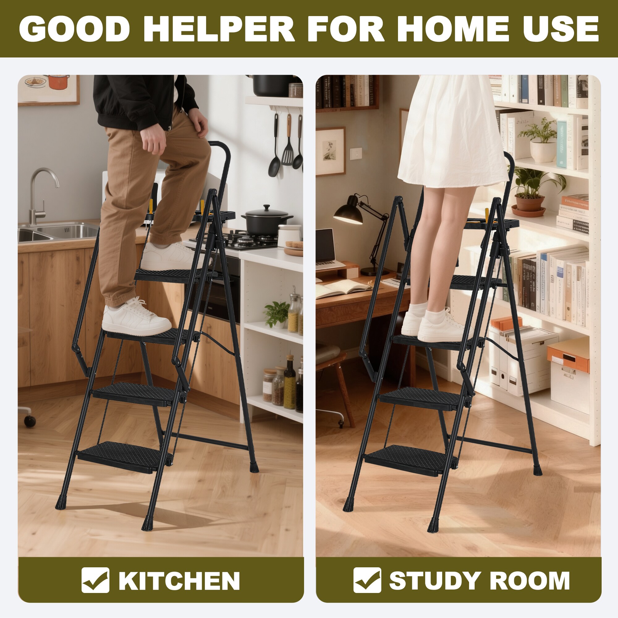 Tatayosi T-FST-T4B-GS Step-Ladders - Thumbnail View #2