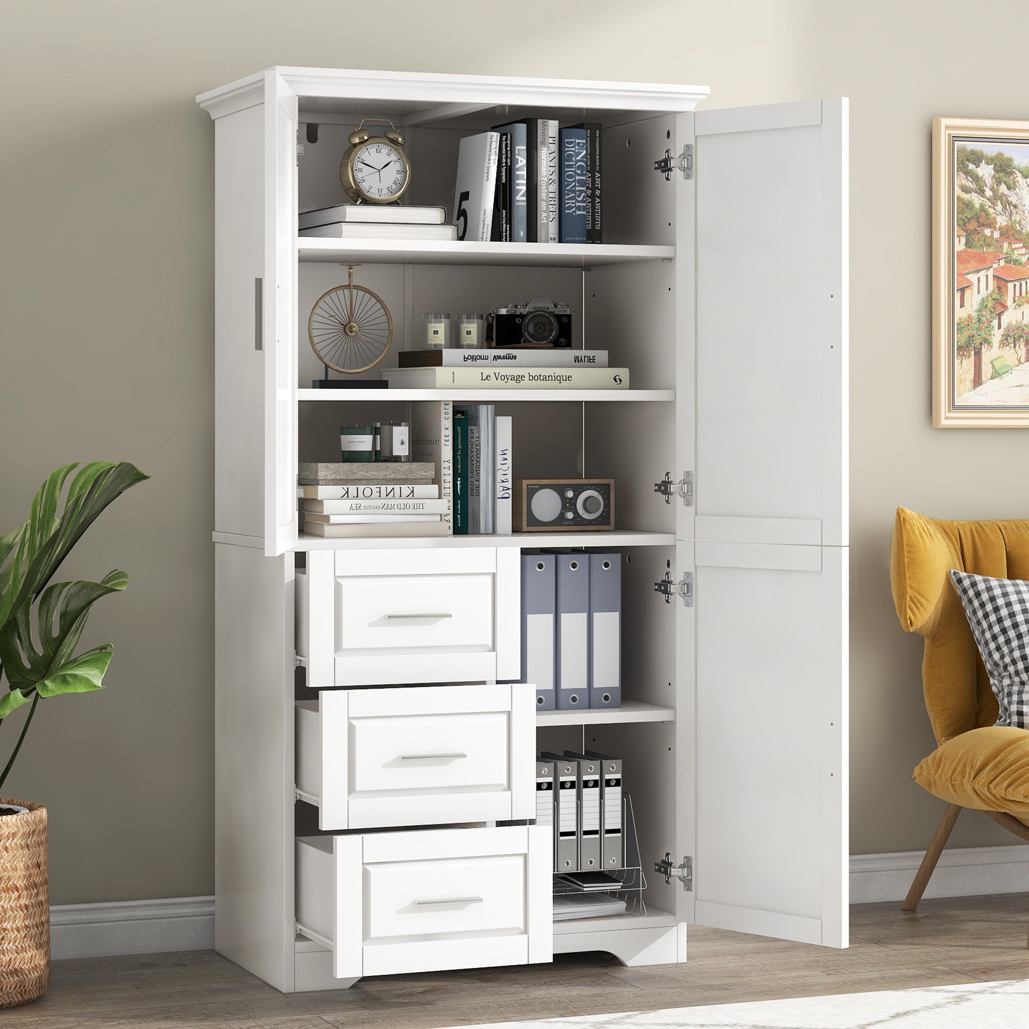 GDFStudio 329648 Bathroom-Wall-Cabinets - View #3