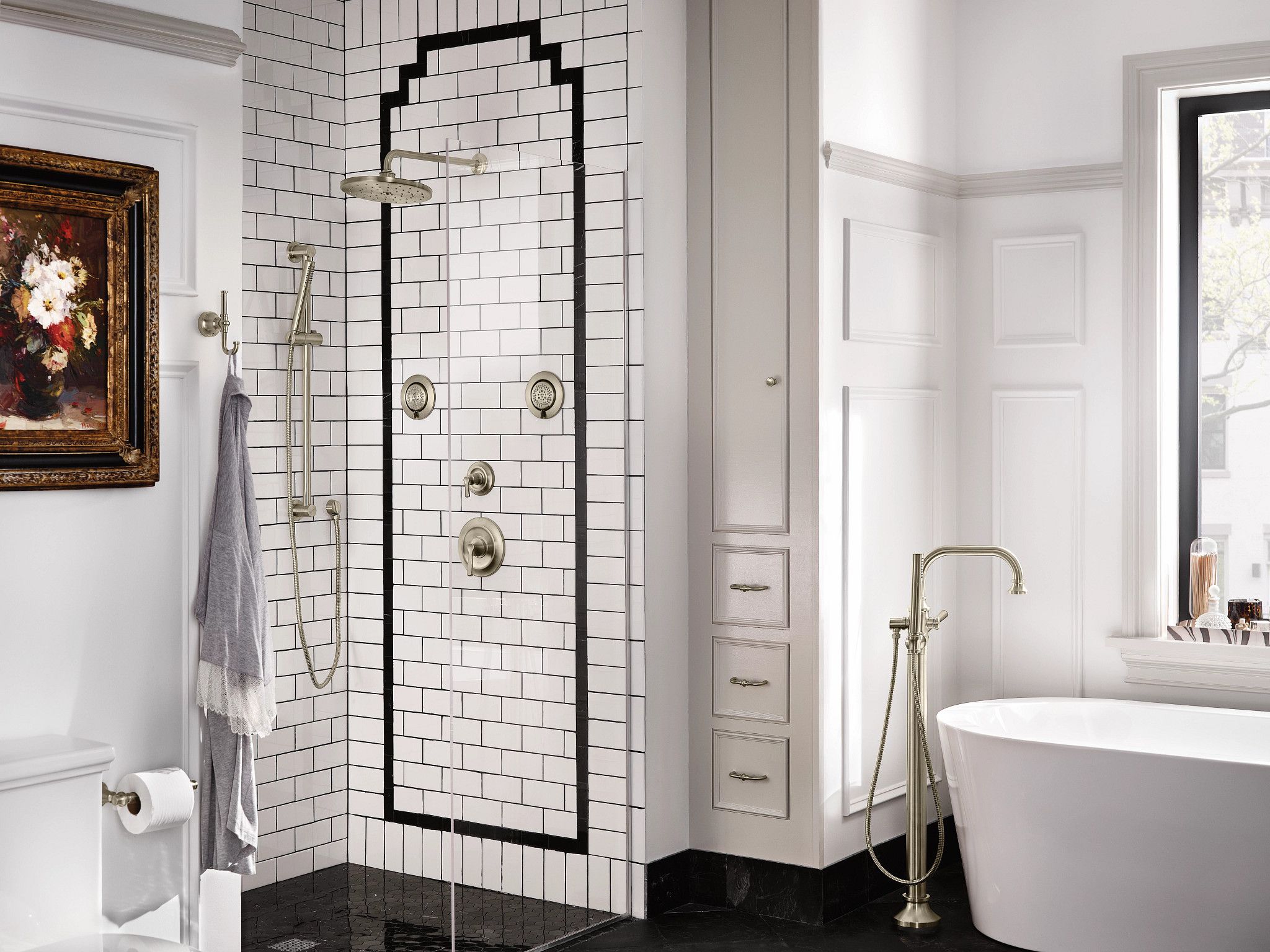Moen 3887EPBN Fixed-Showerhead - View #4