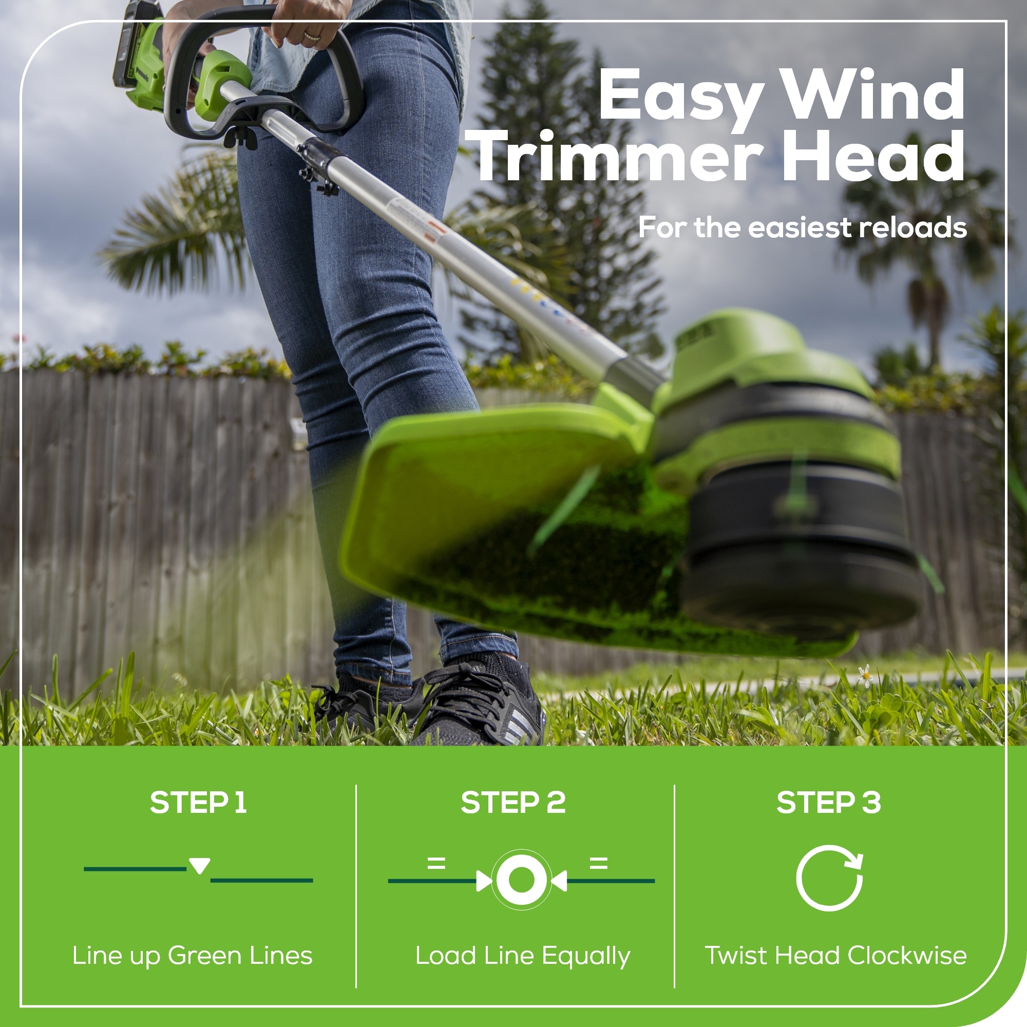 Greenworks ST48L4411 Cordless-String-Trimmers - View #5
