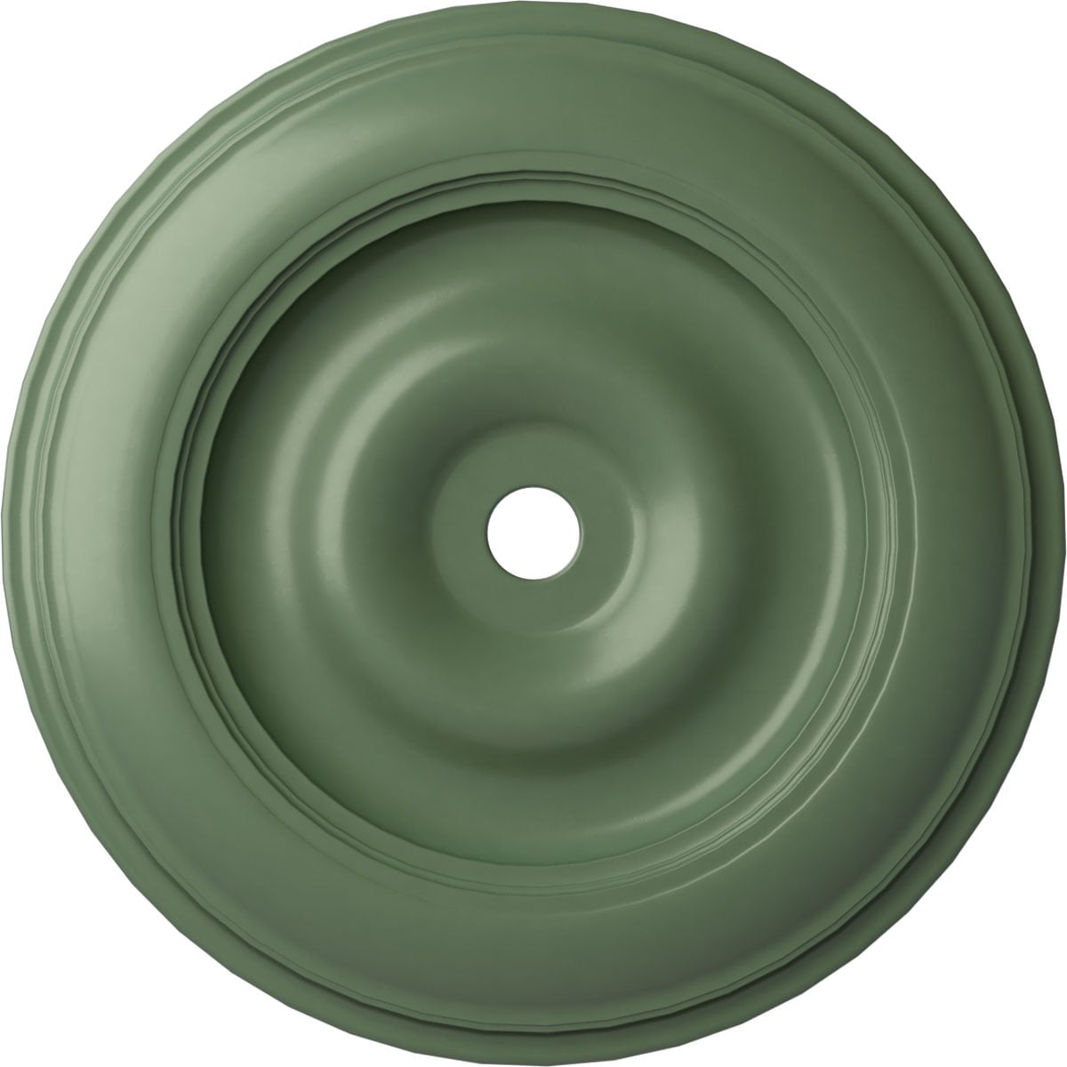 Ekena Millwork CM44CLAGF Classic 44.5-in W x 44.5-in L Painted Athenian Green Polyurethane Whole Ceiling Medallion