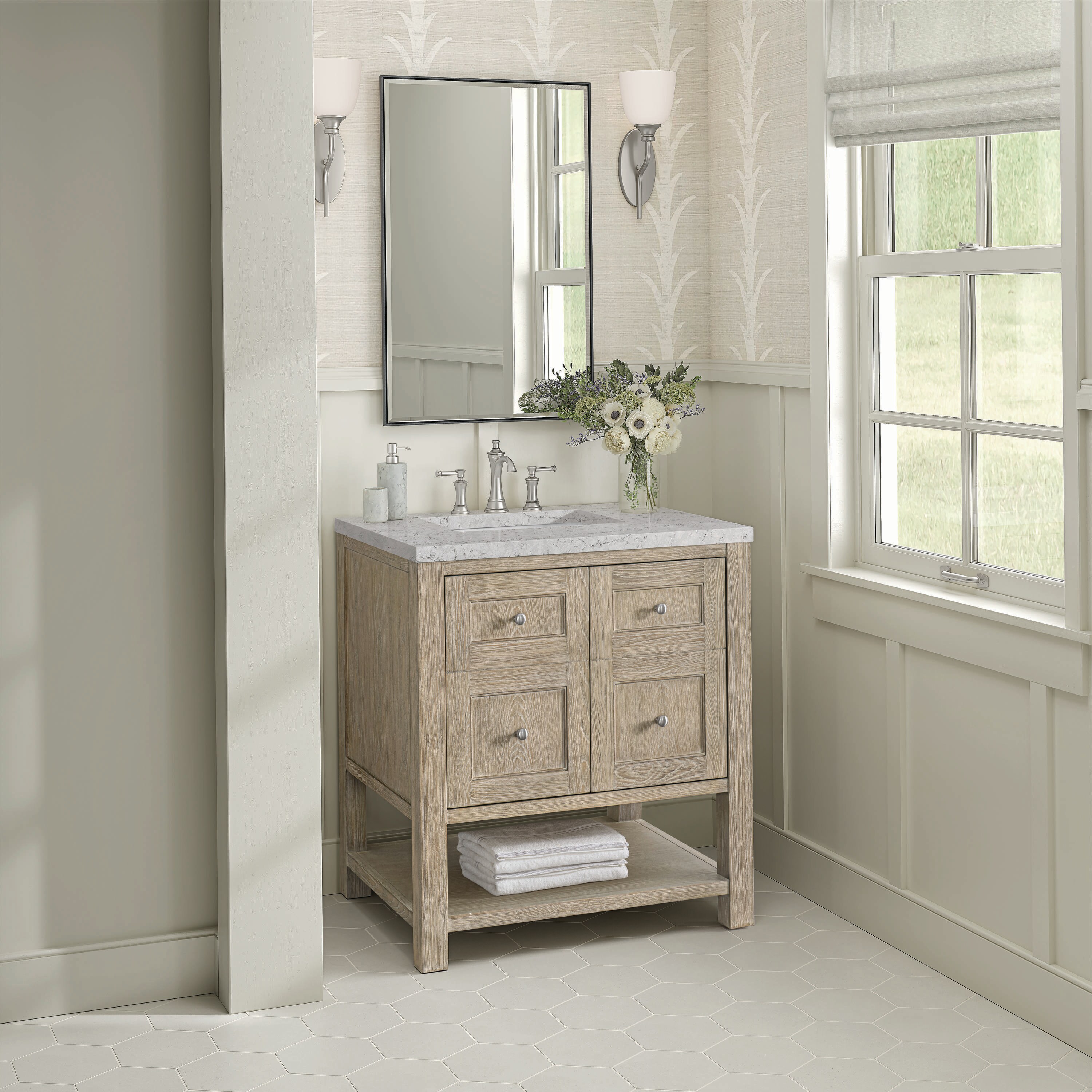 James Martin Vanities 330-V30-WWO-3EJP Bath-Vanity-Combo - View #3