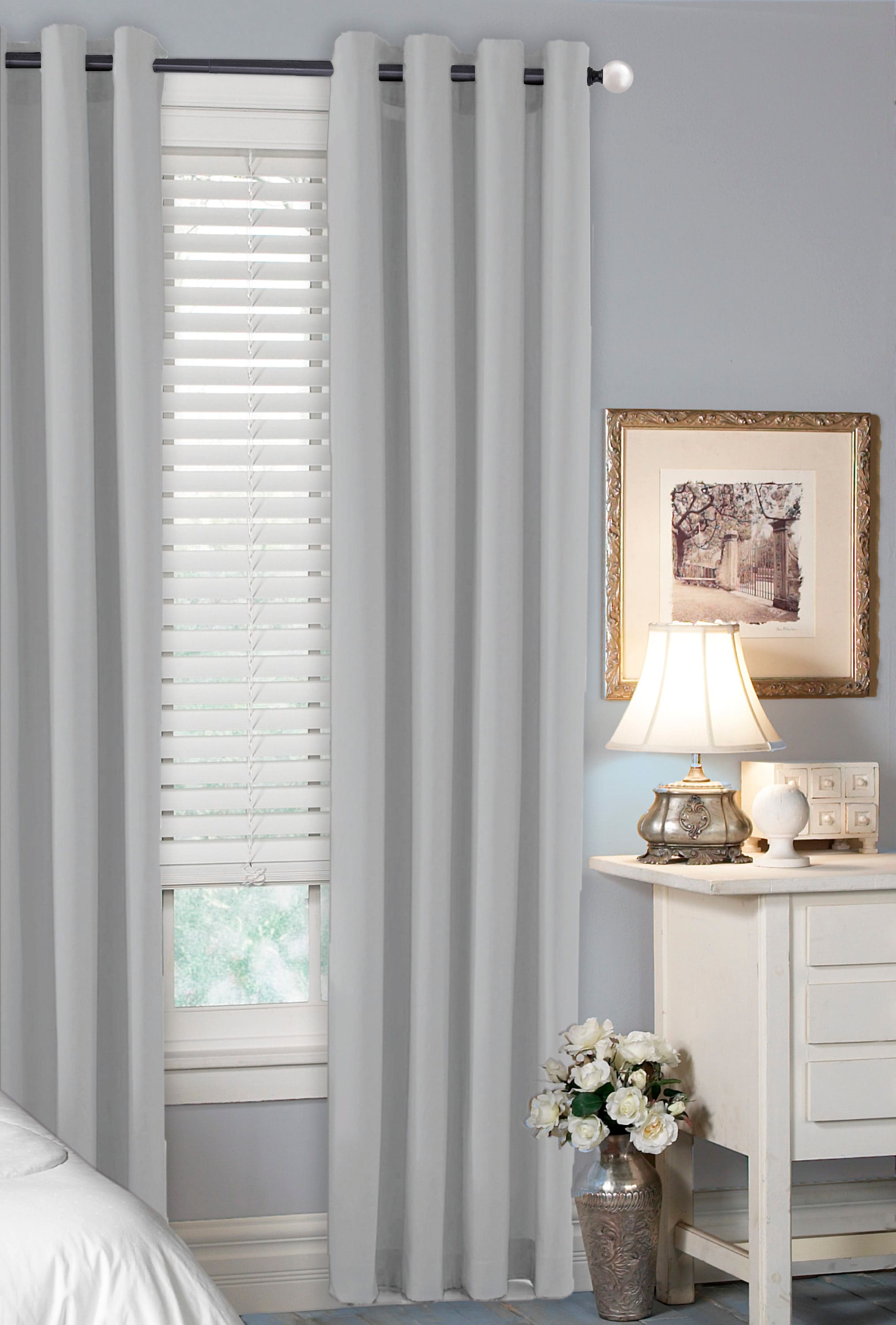 allen + roth FSI 1902 MBLK Curtain-Finials - View #3