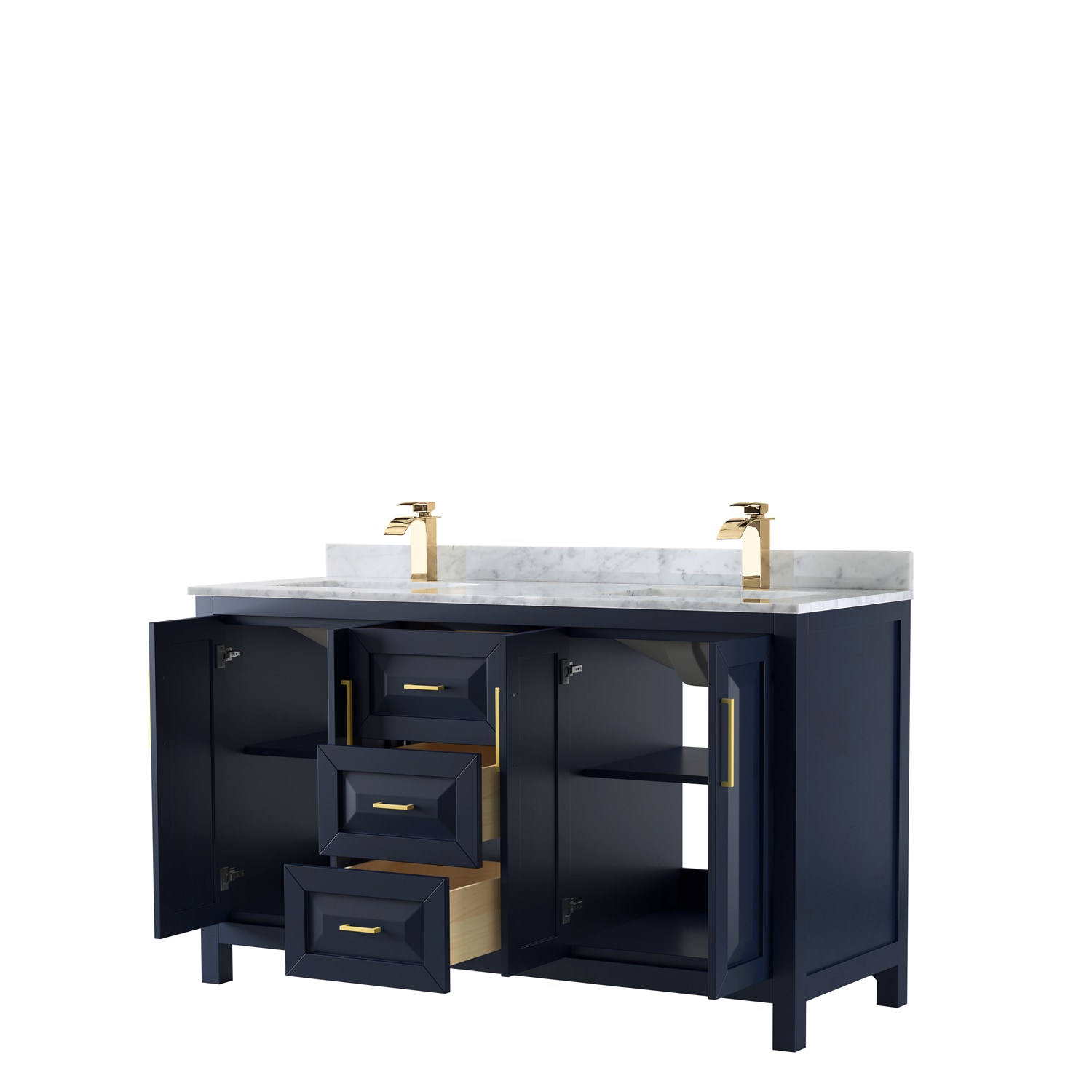 Wyndham Collection WCV252560DBLCMUNSMXX Bath-Vanity-Combo - View #2