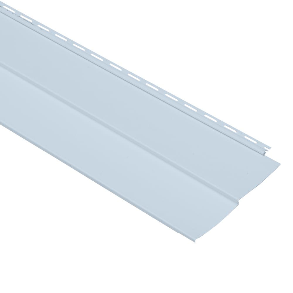 Georgia-Pacific 531653B Vision Pro Double 5-in Traditional Blue Vinyl Siding Panel 10.0-Inches x 144.0-Inches 10.0-Sq. Feet /piece