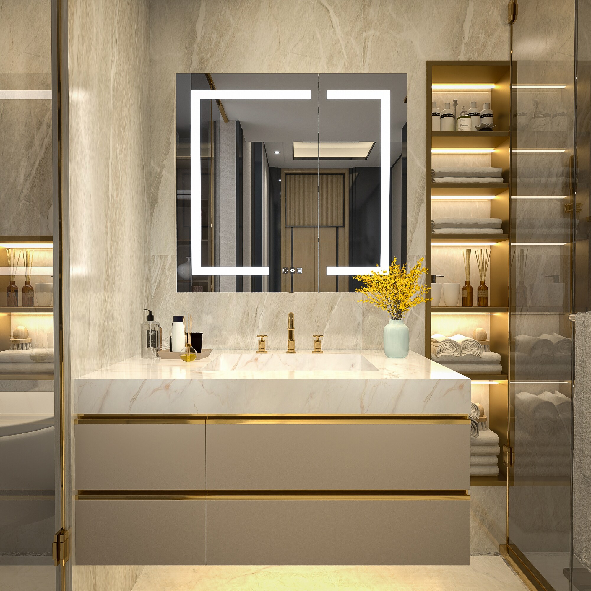 ExBrite EXMC3030V8DX Bathroom-Medicine-Cabinets - View #3