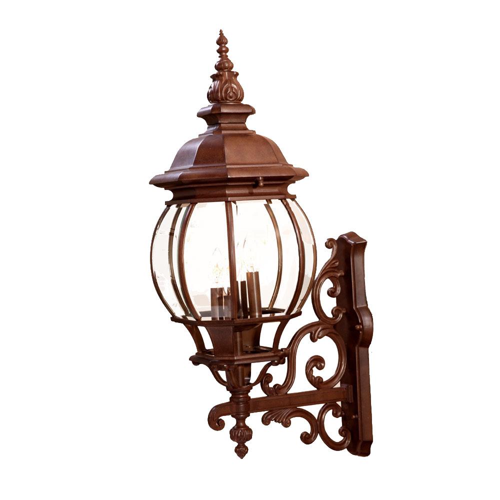 Acclaim Lighting 5153BW Chateau 4 -Light 30.5-in H Brown Hardwired Outdoor Wall Light