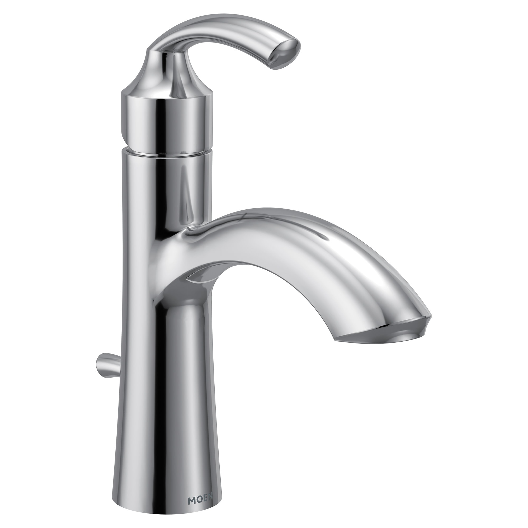 Chrome Single Handle Bathroom Faucet with Deckplate