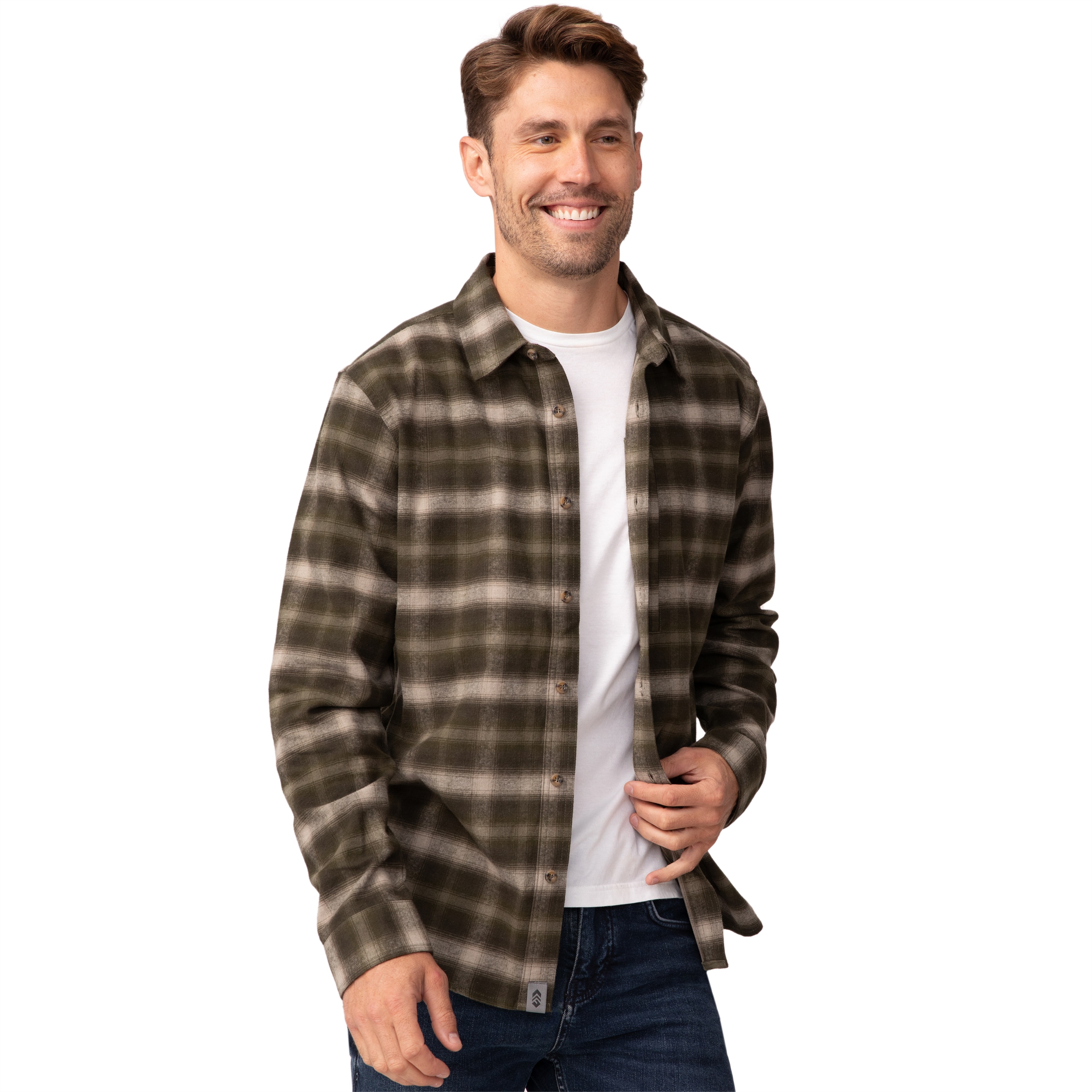 Free Country 324-MAF4302OLIVE L Tops-Shirts - View #6