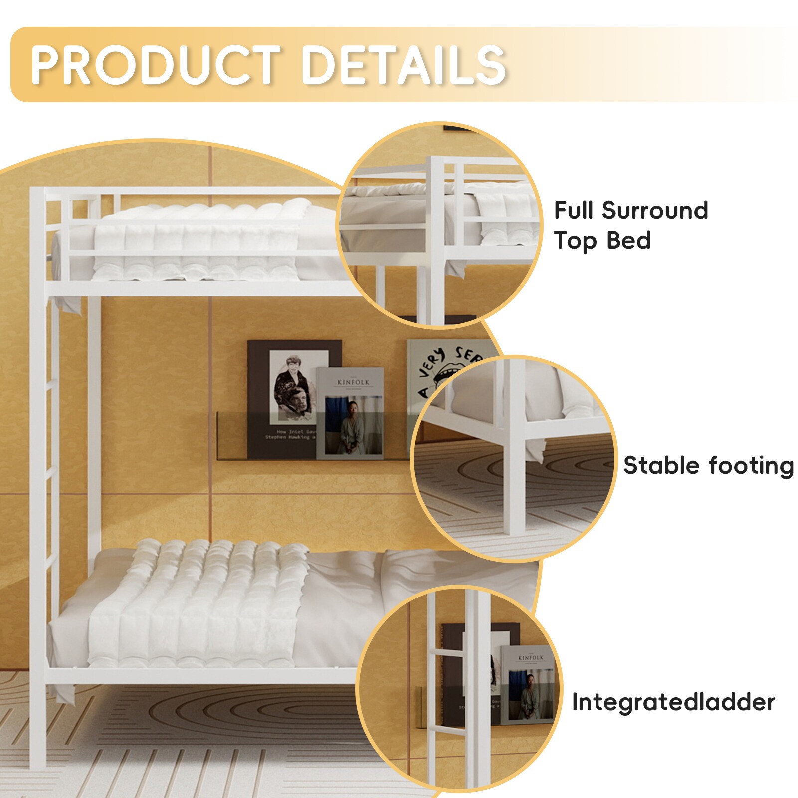 Tinyhomie LW-Y-OR-9189 Bunk-Beds - View #4