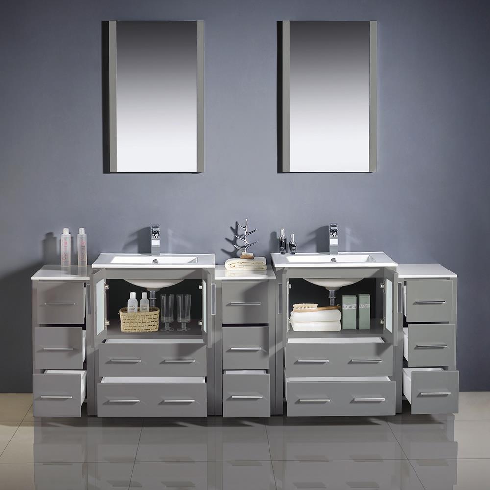Fresca FVN62-72GR-UNS Bath-Vanity-Combo - View #5
