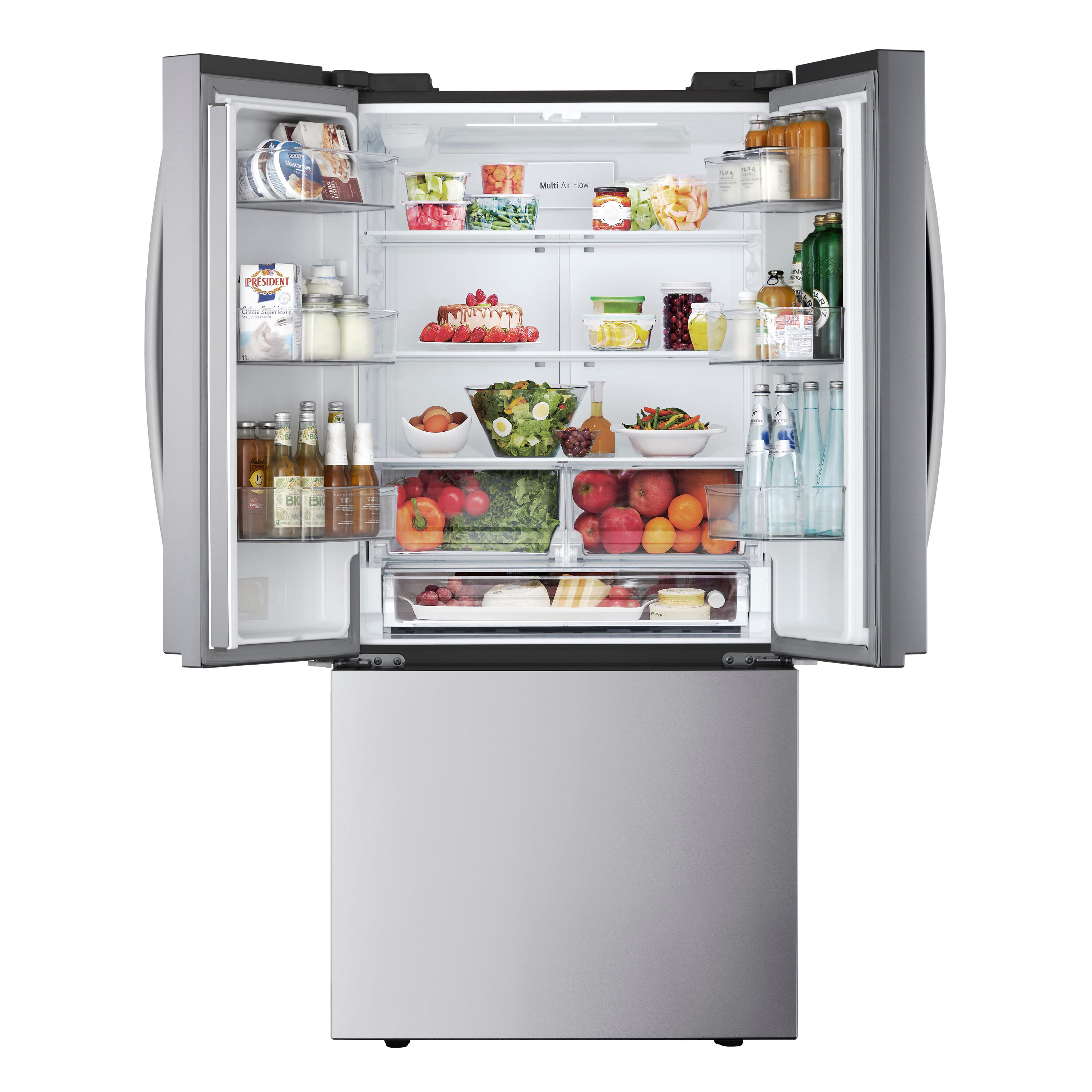 LG Counter-depth Counter Depth MAX 20.8-cu ft French Door Refrigerator ...