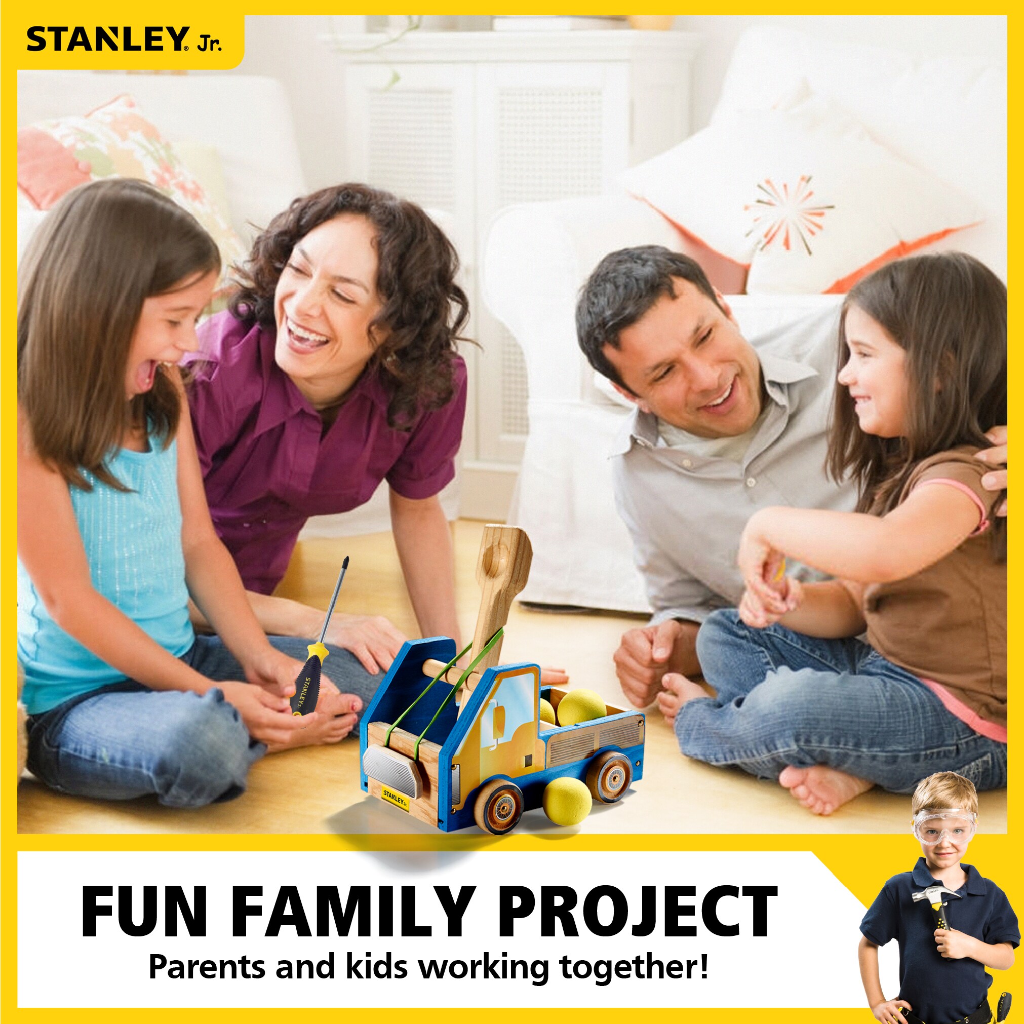 Stanley Jr. OLJK005-SY Kids-Woodworking-Project-Kits - View #9