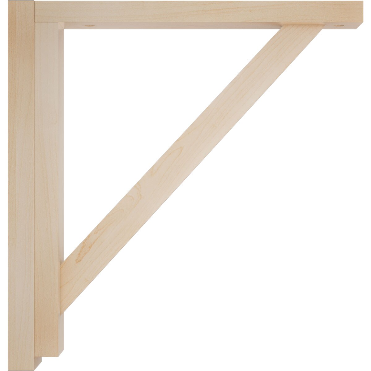 Ekena Millwork BKT02X12X12TRMA Exterior-Brackets-Braces - View #3