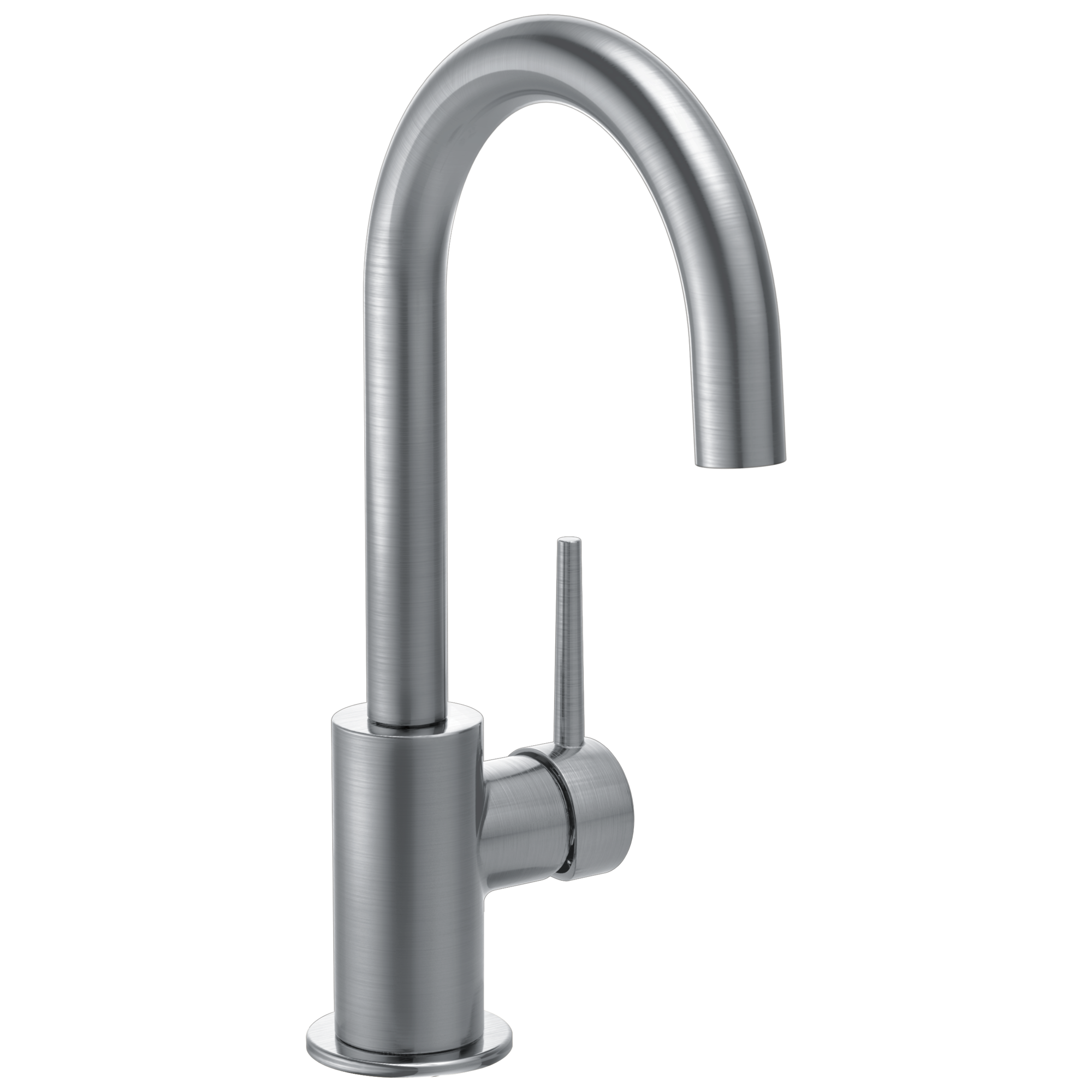 Delta 1959LF-AR Trinsic Arctic Stainless Single Handle Deck-mount Bar and Prep Kitchen Faucet