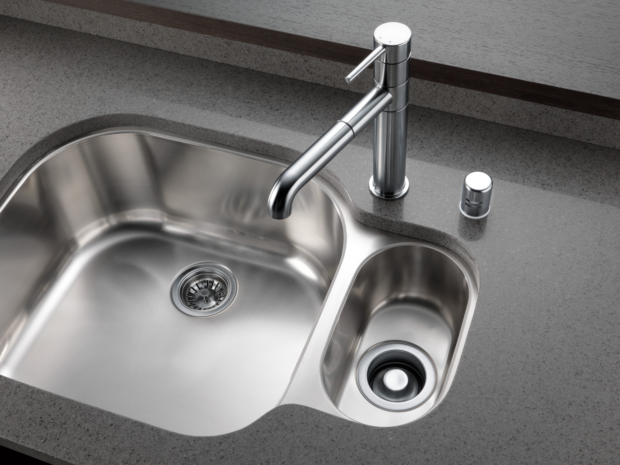 Delta Black Stainless Kitchen Sink Stopper in the Sink Drains & Stoppers  department at