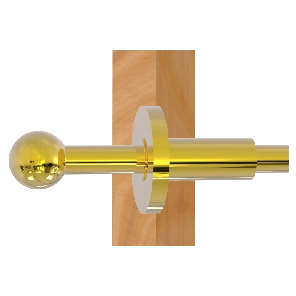 Allied Brass Traditional Retractable Wall Hook - Polished Brass