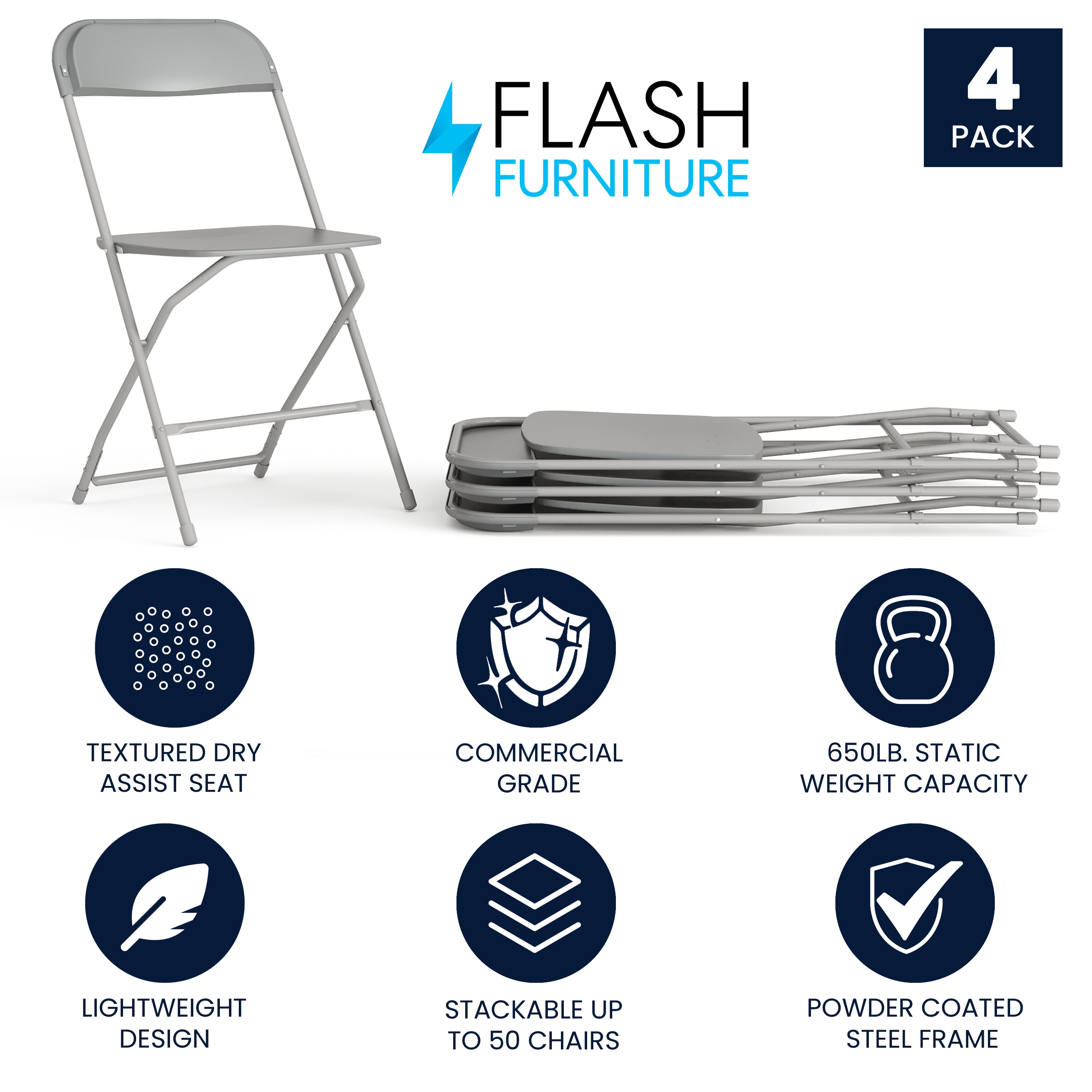 Flash Furniture 889142058199 Folding-Chairs - View #2