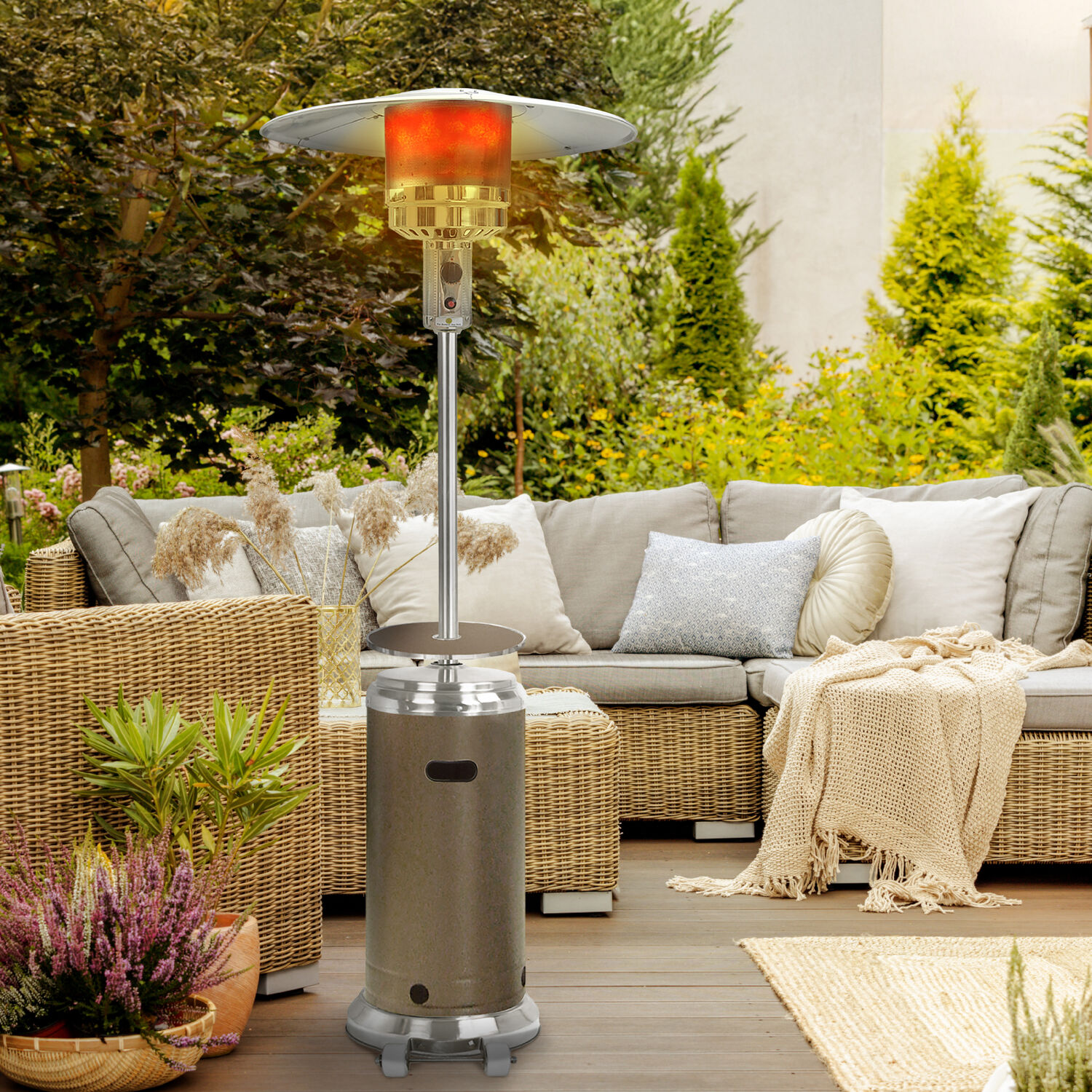 Hanover HAN002BRSS Outdoor-Gas-Patio-Heaters - View #8