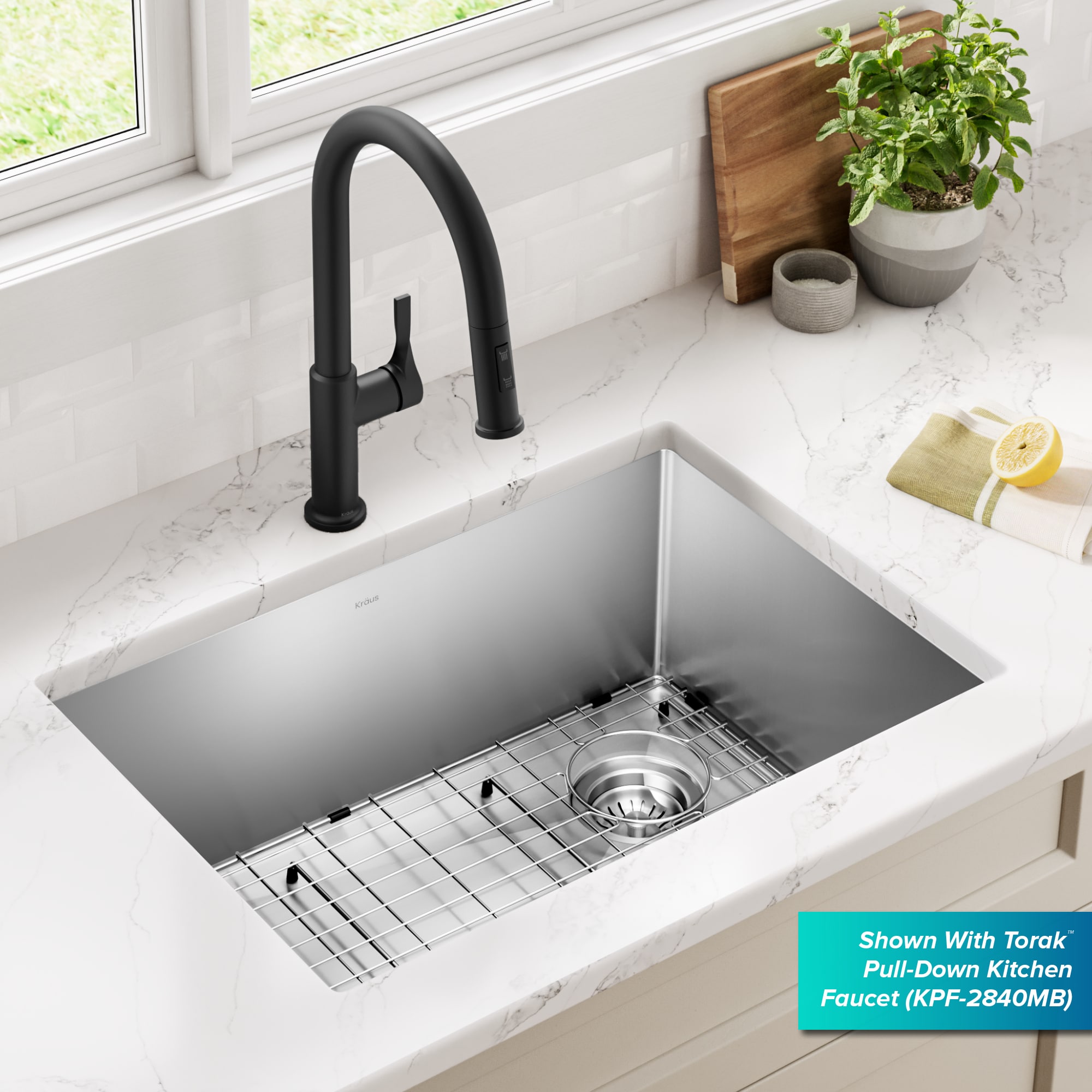 Kraus KHU110-27 Kitchen-Sinks - View #3