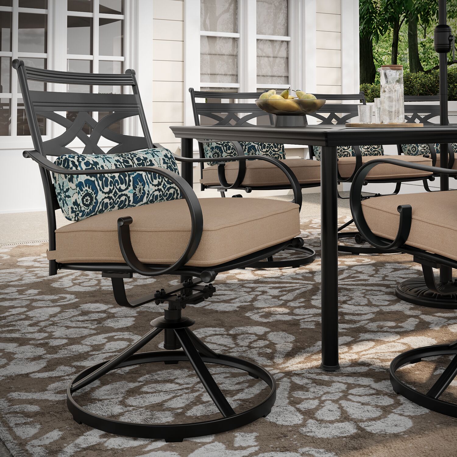 Hanover MCLRDN9PCSW8-SU-T Patio-Dining-Sets - View #16