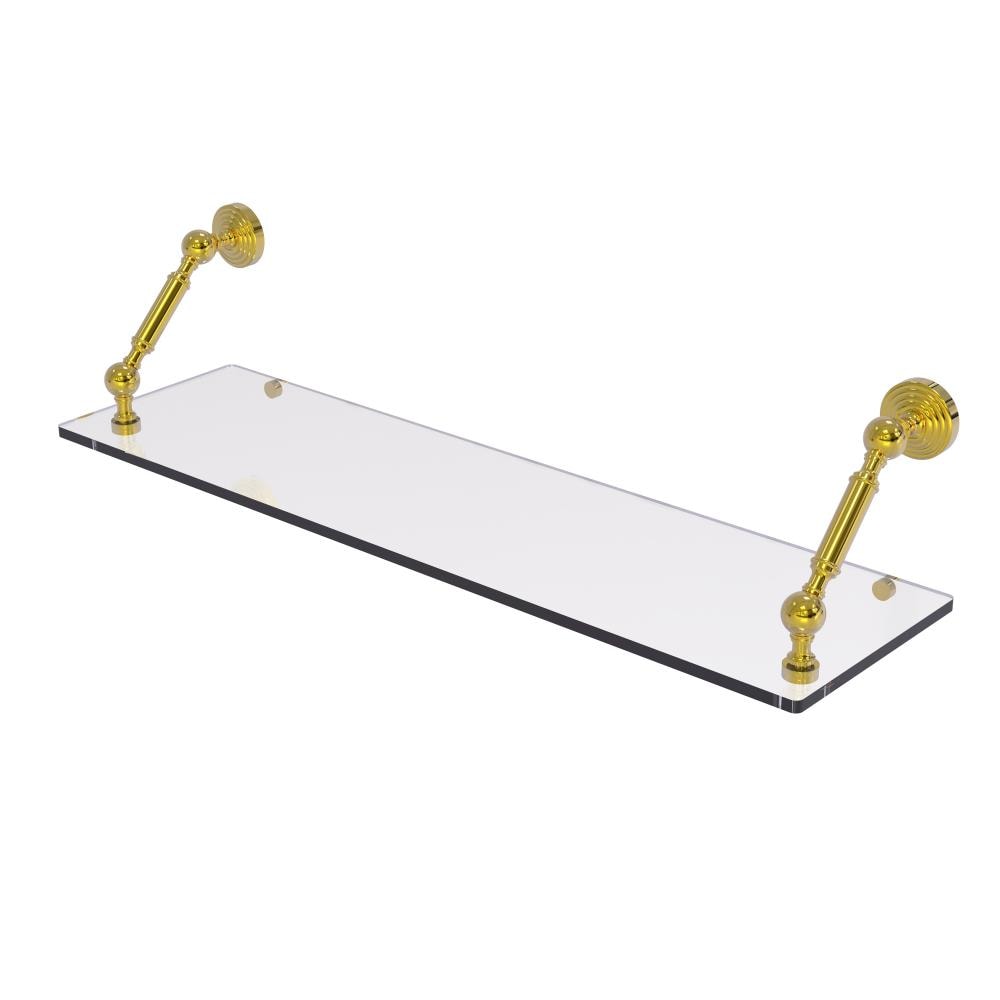 Allied Brass WP-1-30-PB Waverly Place Polished Brass Wall mount Bathroom Shelf ( 30-in x 7.3-in x 8-in )