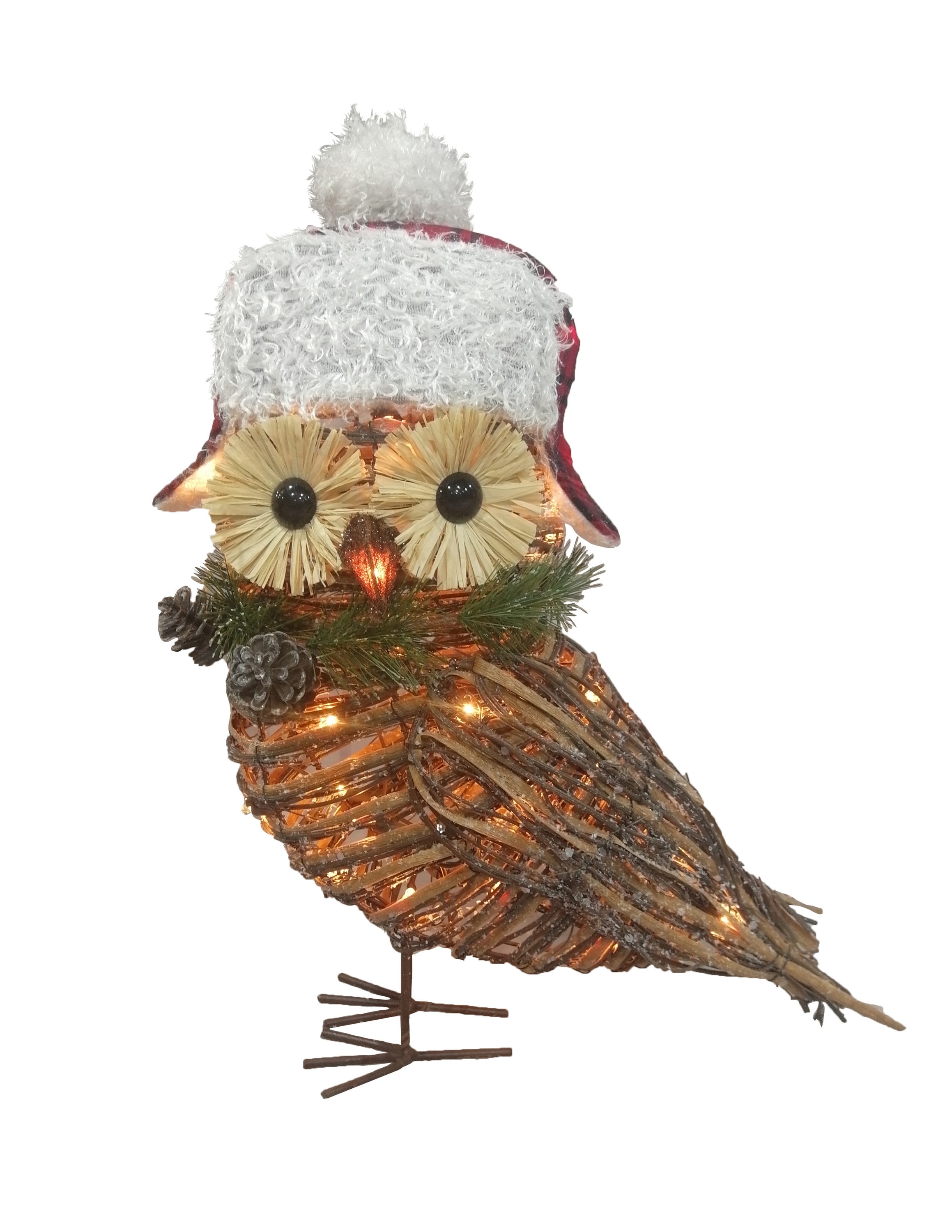 Haunted Living 20-in Owl Free Standing Decoration with Clear ...