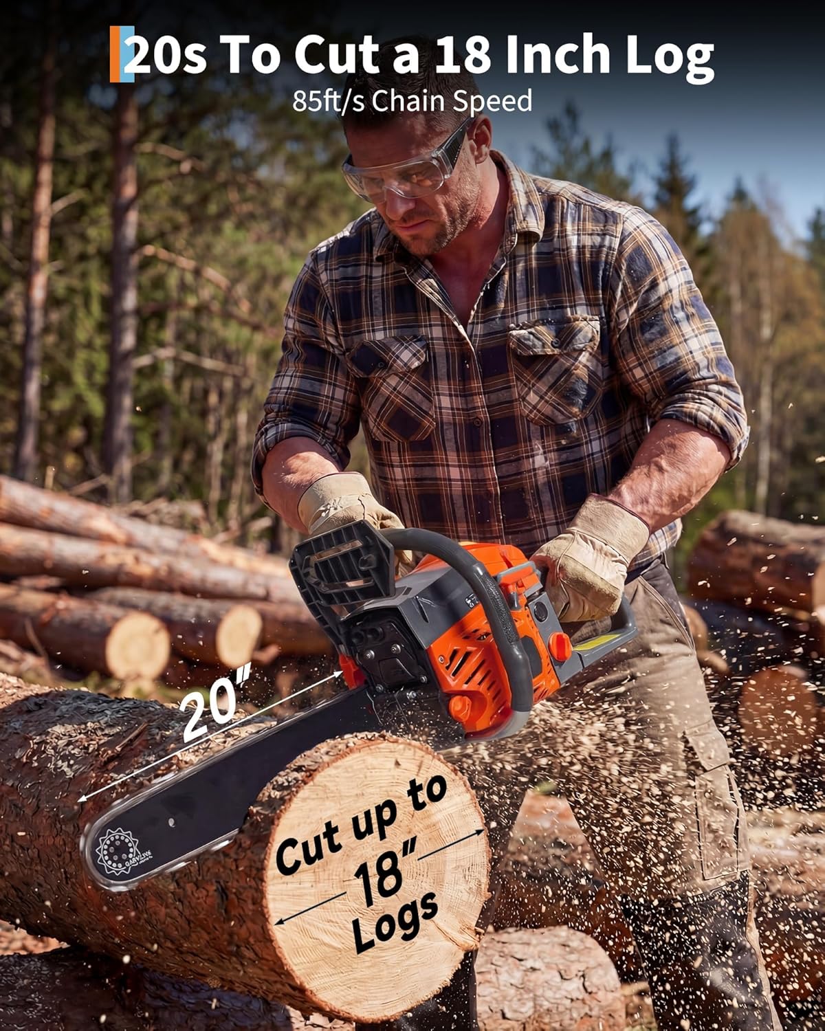 IdealHouse YF-PPG-345LDFWT Cordless-Chainsaw - View #6