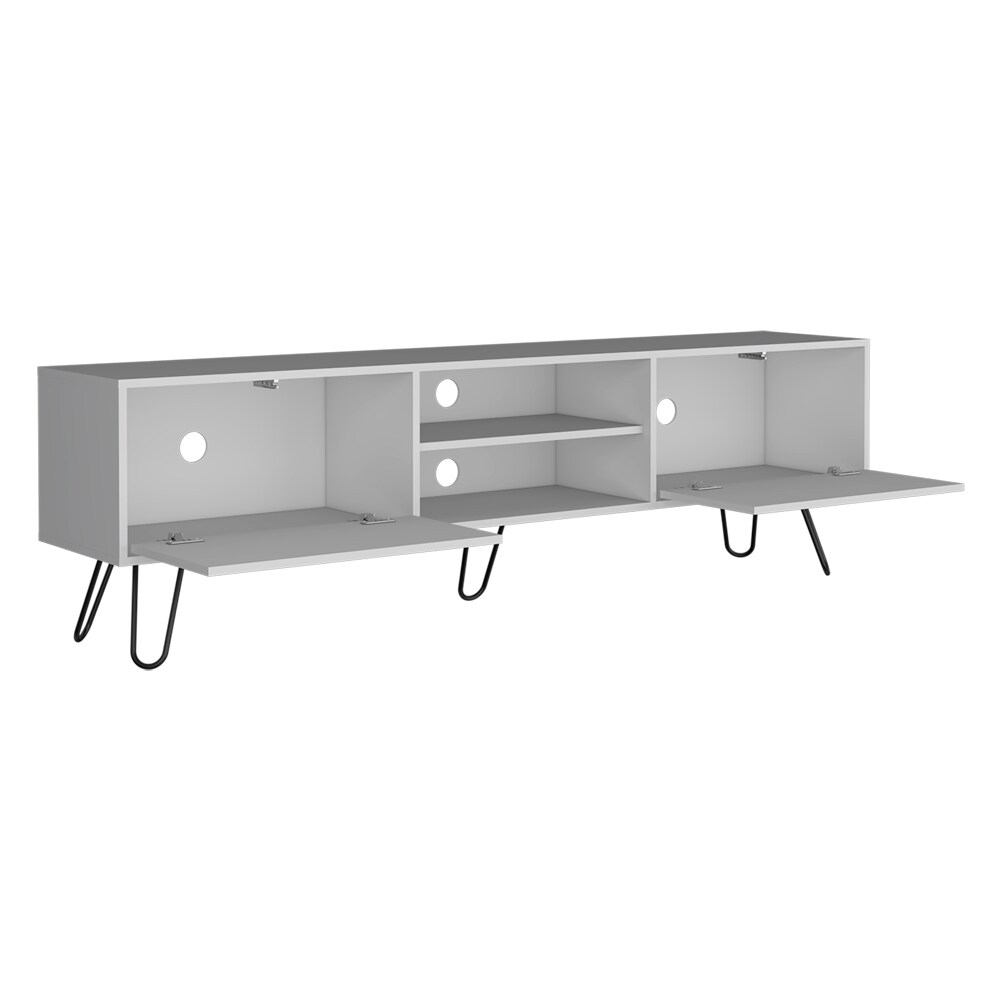 LUXEYARD Tv Stand Franklin Living Room White in the TV Stands ...