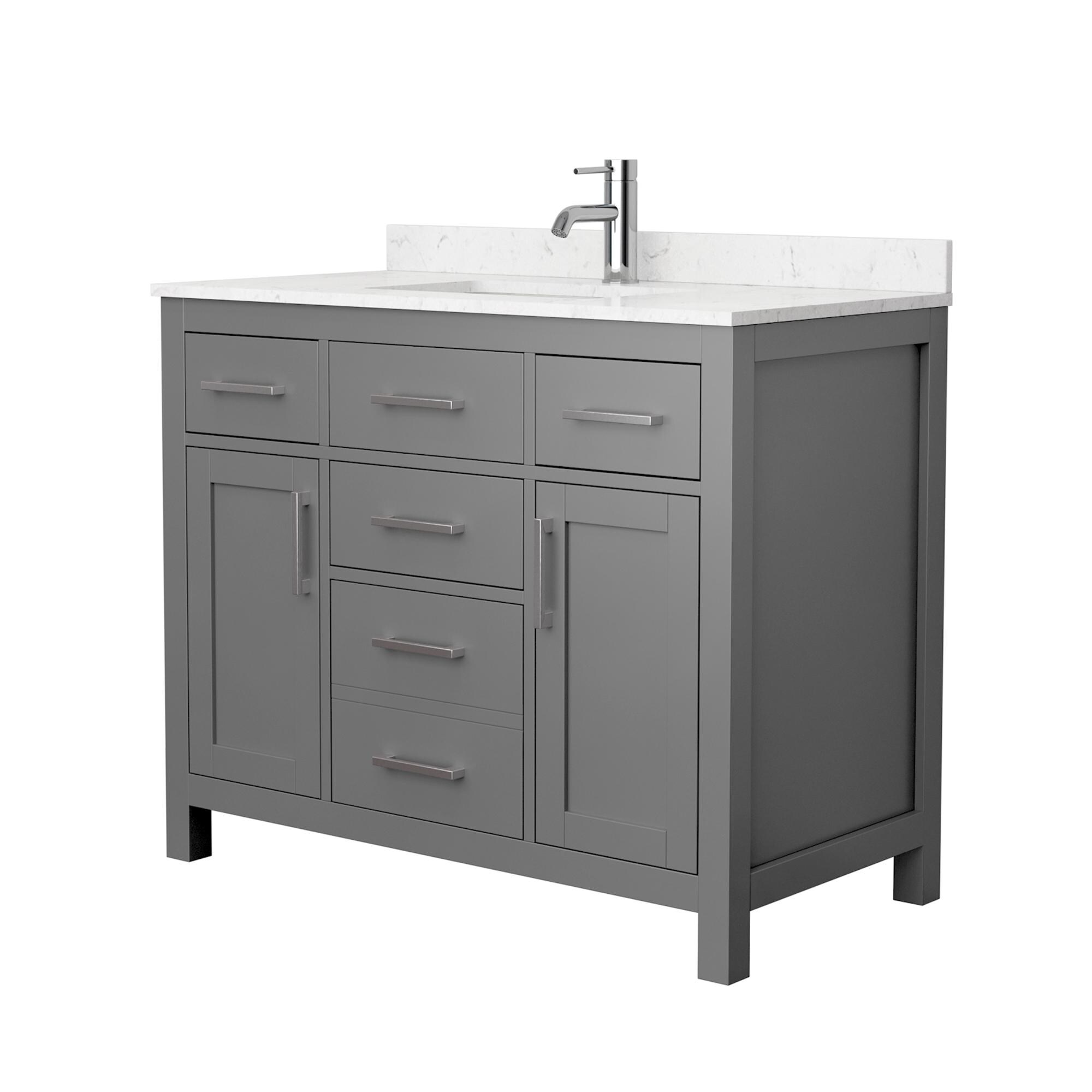 Wyndham Collection WCG242442SKGCCUNSMXX Bath-Vanity-Combo - View #2