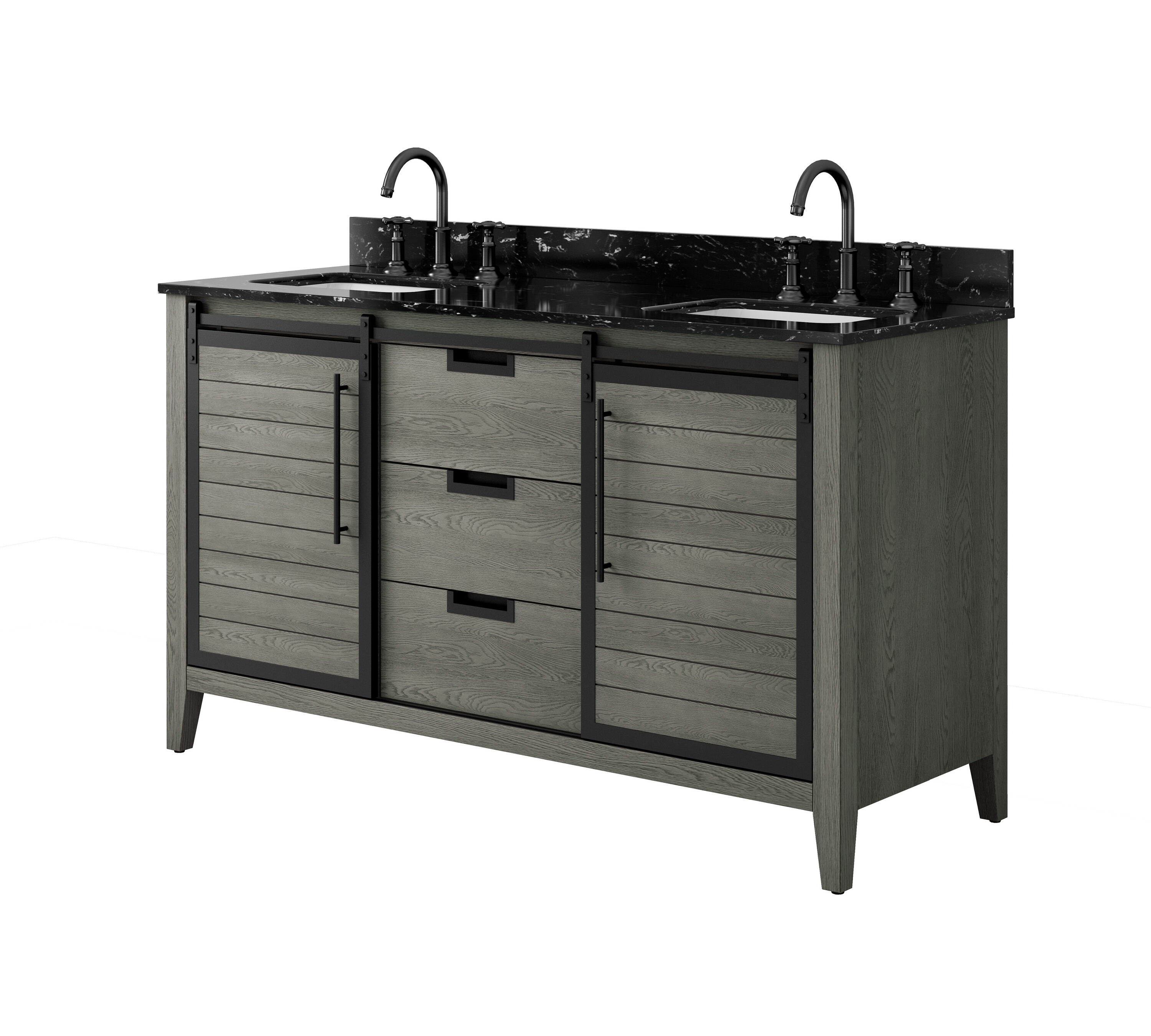 allen + roth TJ-0113V6022GR Bath-Vanity-Combo - View #3
