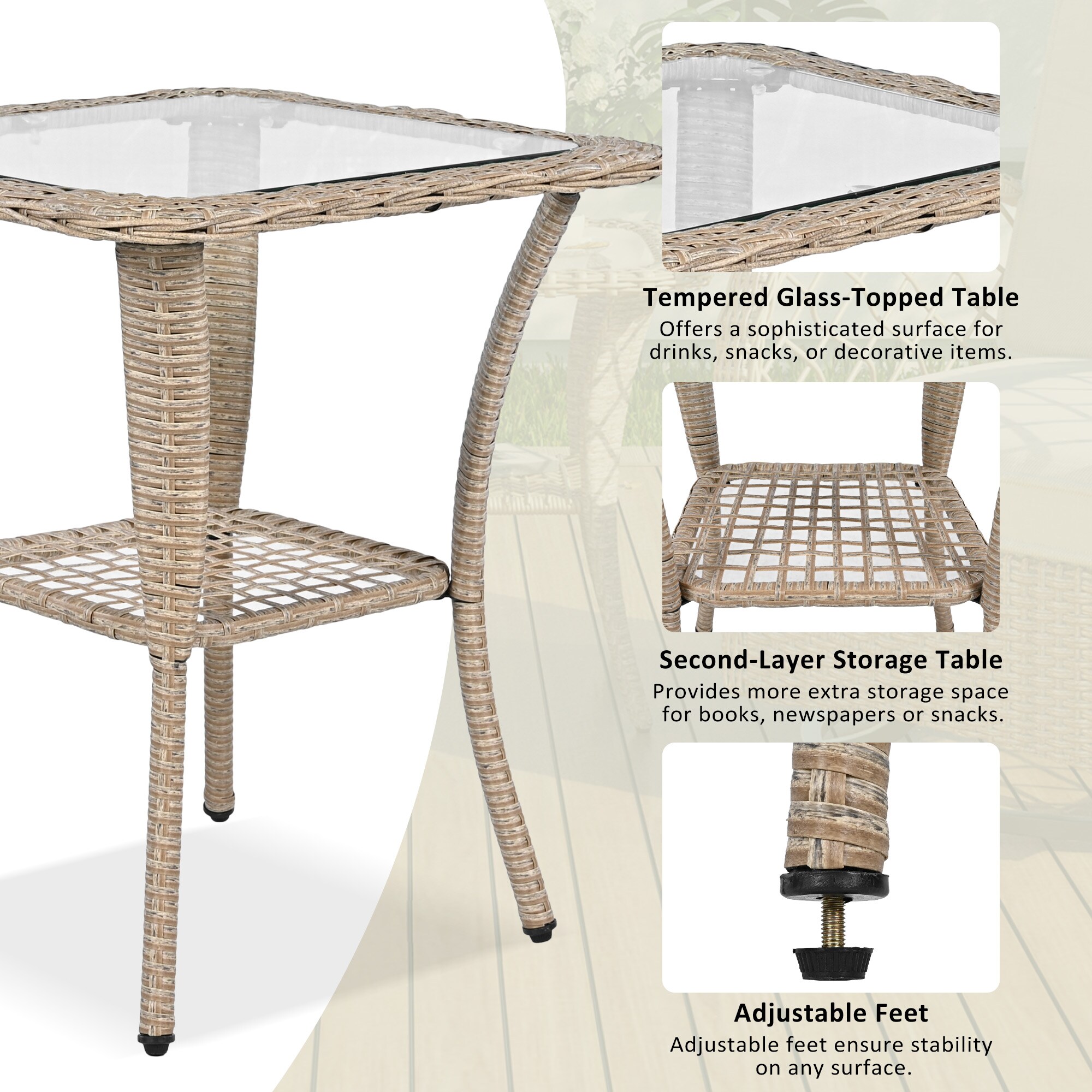 ModernLuxe L-N719P234190N Patio-Conversation-Sets - View #7