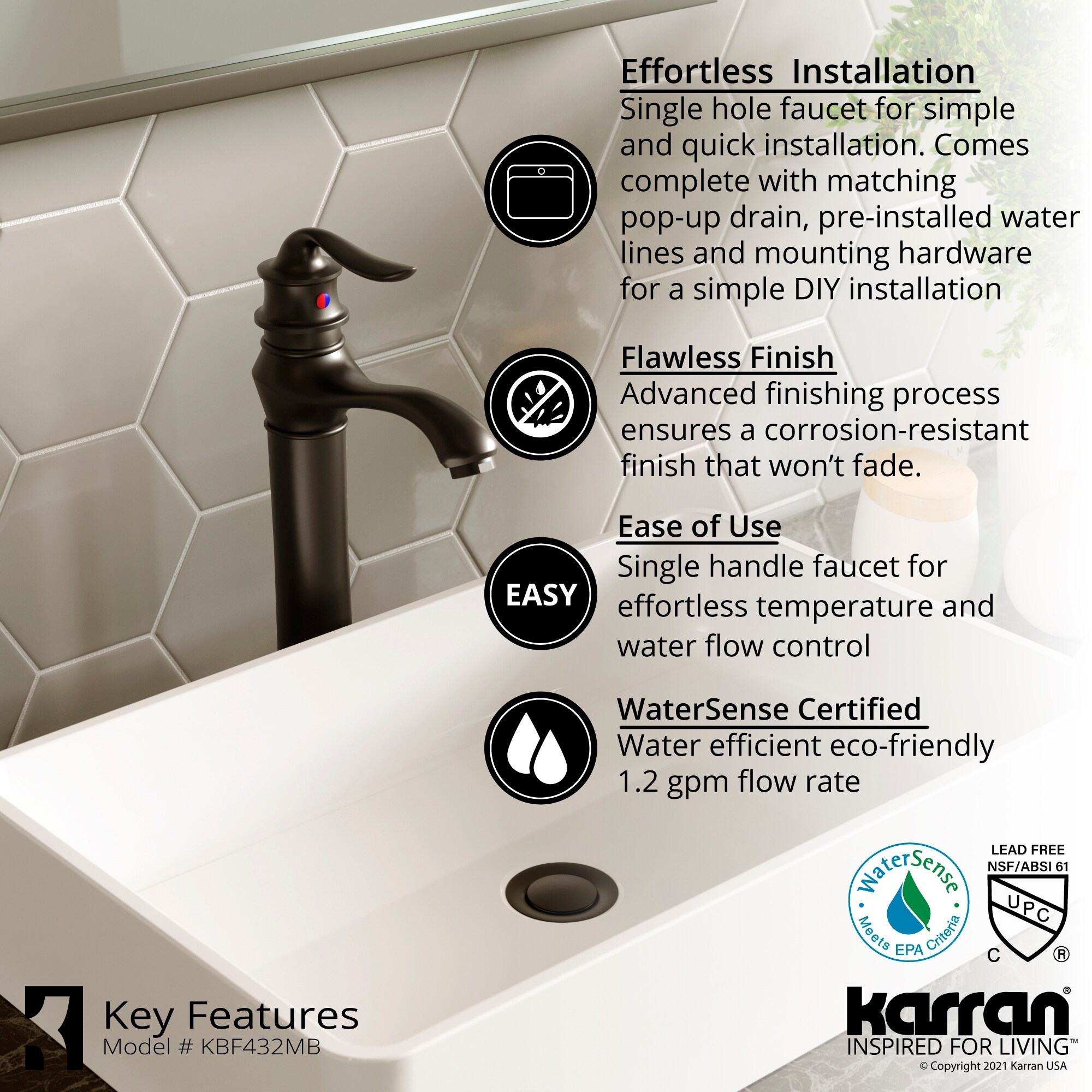 Karran KBF432MB Lavatory-Faucets - View #6