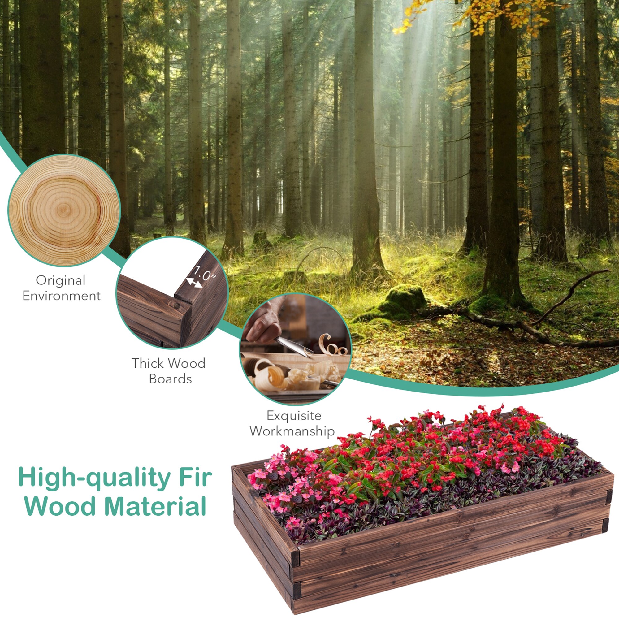 Costway LWS00533 Raised-Garden-Beds - View #4