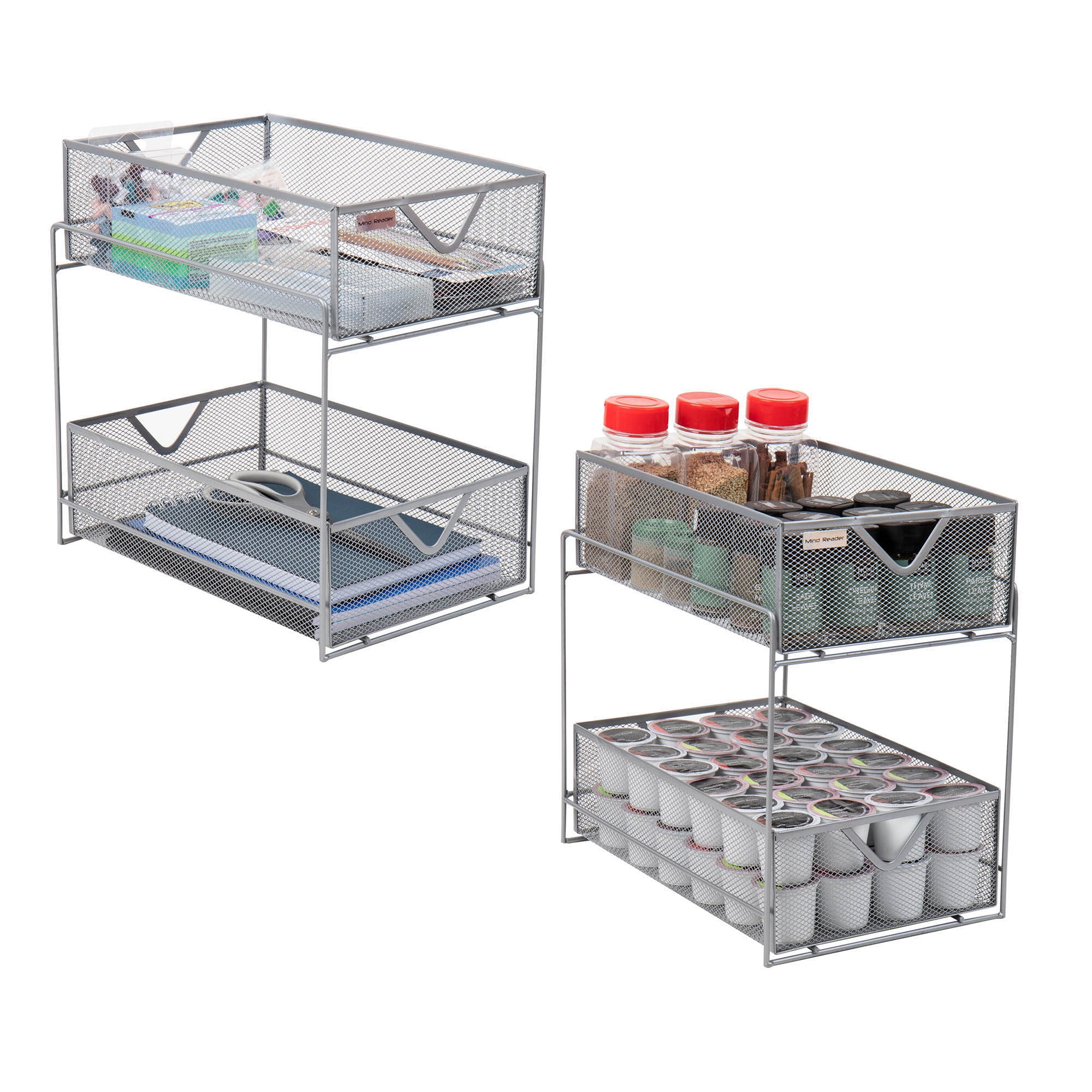 Fleming Supply Cabinet Organizers 17.75-in W x 15.325-in H 2-Tier