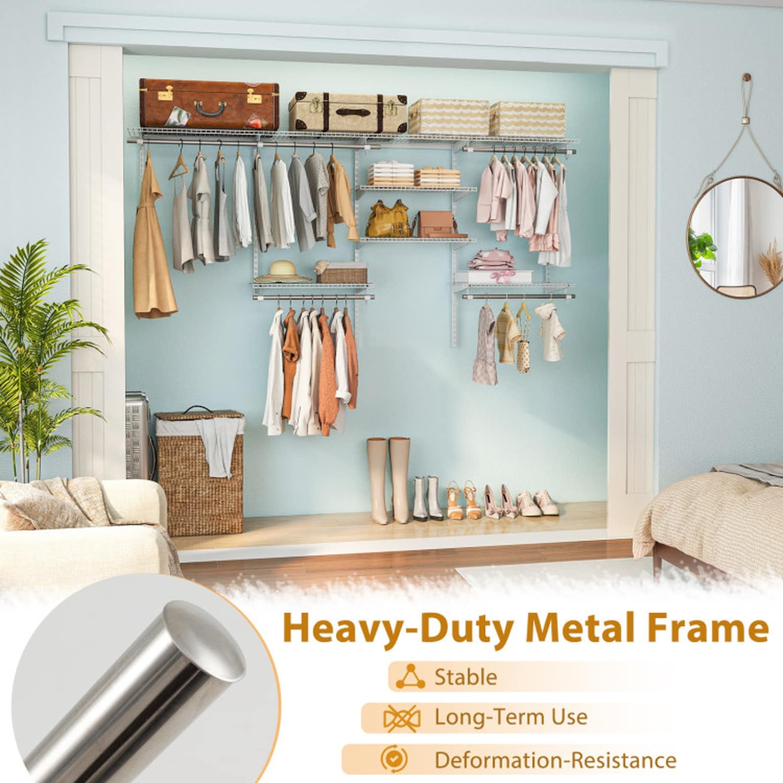 SUGIFT LW038SUGHY528 Wire-Closet-Kits - View #7