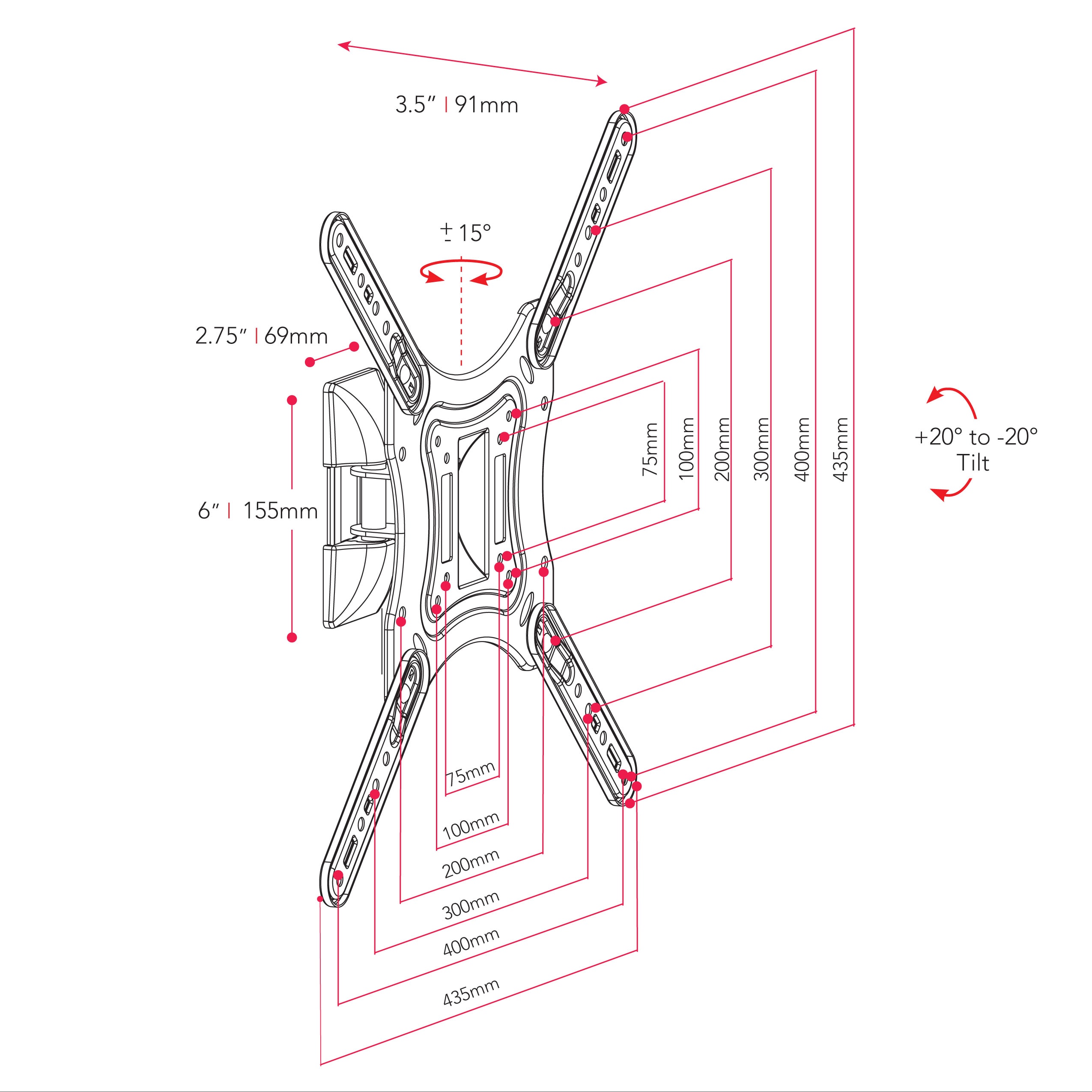 CorLiving MPM-806-L Tv-Mounts - View #4