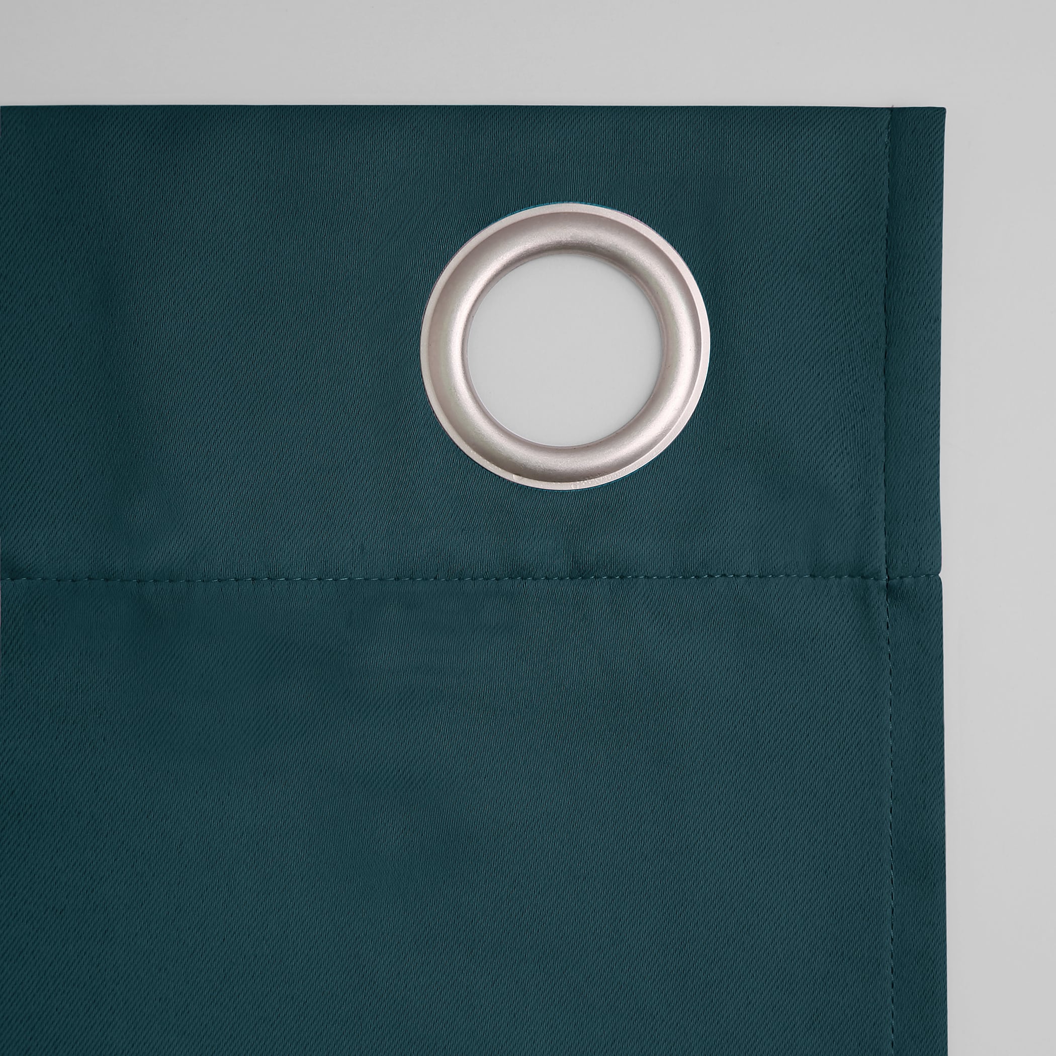 Teal Blackout Grommet Patio Door Curtain Panel, 100x84 Inch