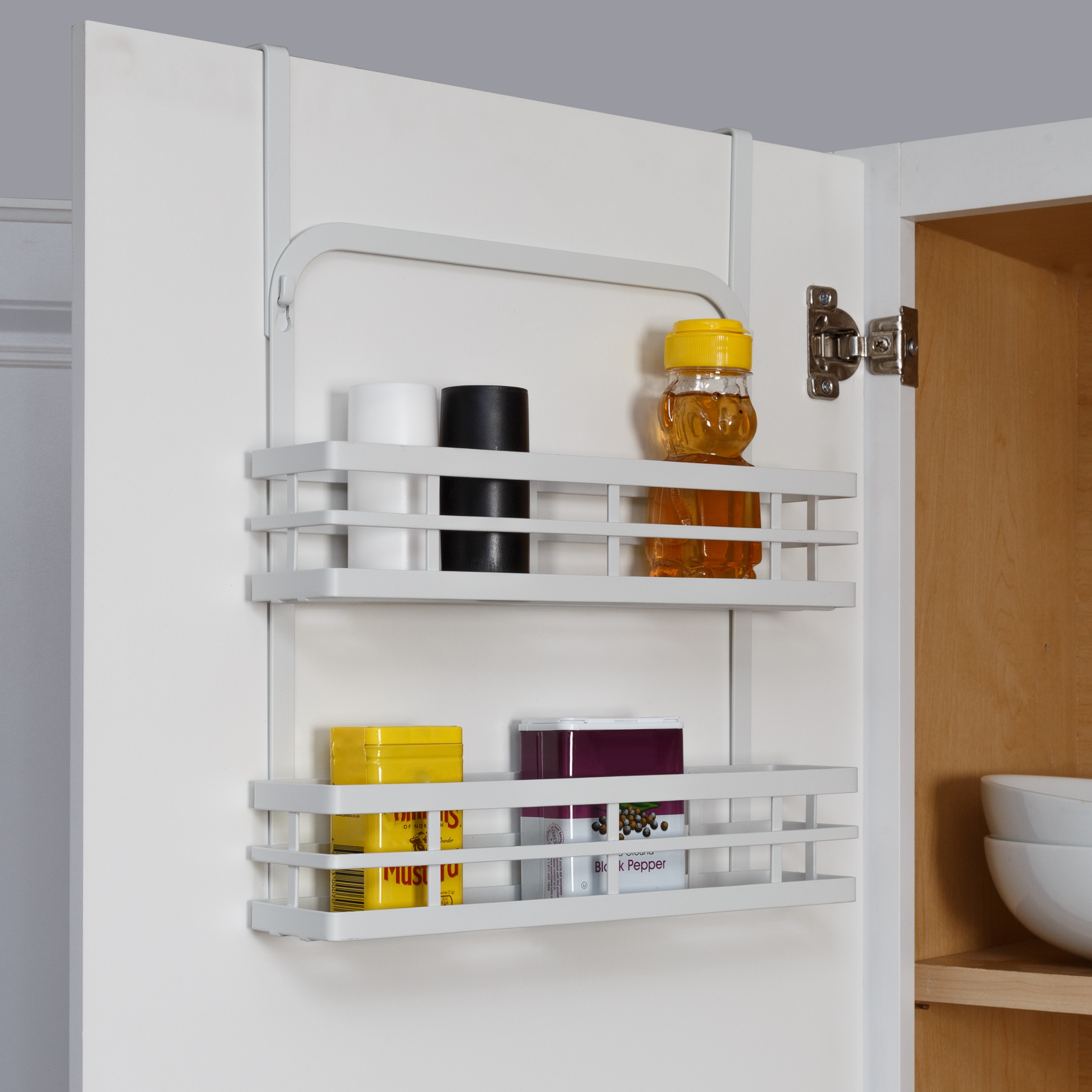 Kitchen Details 11.42-in W x 11.02-in H 3-Tier Freestanding Metal Can Rack  in the Cabinet Organizers department at