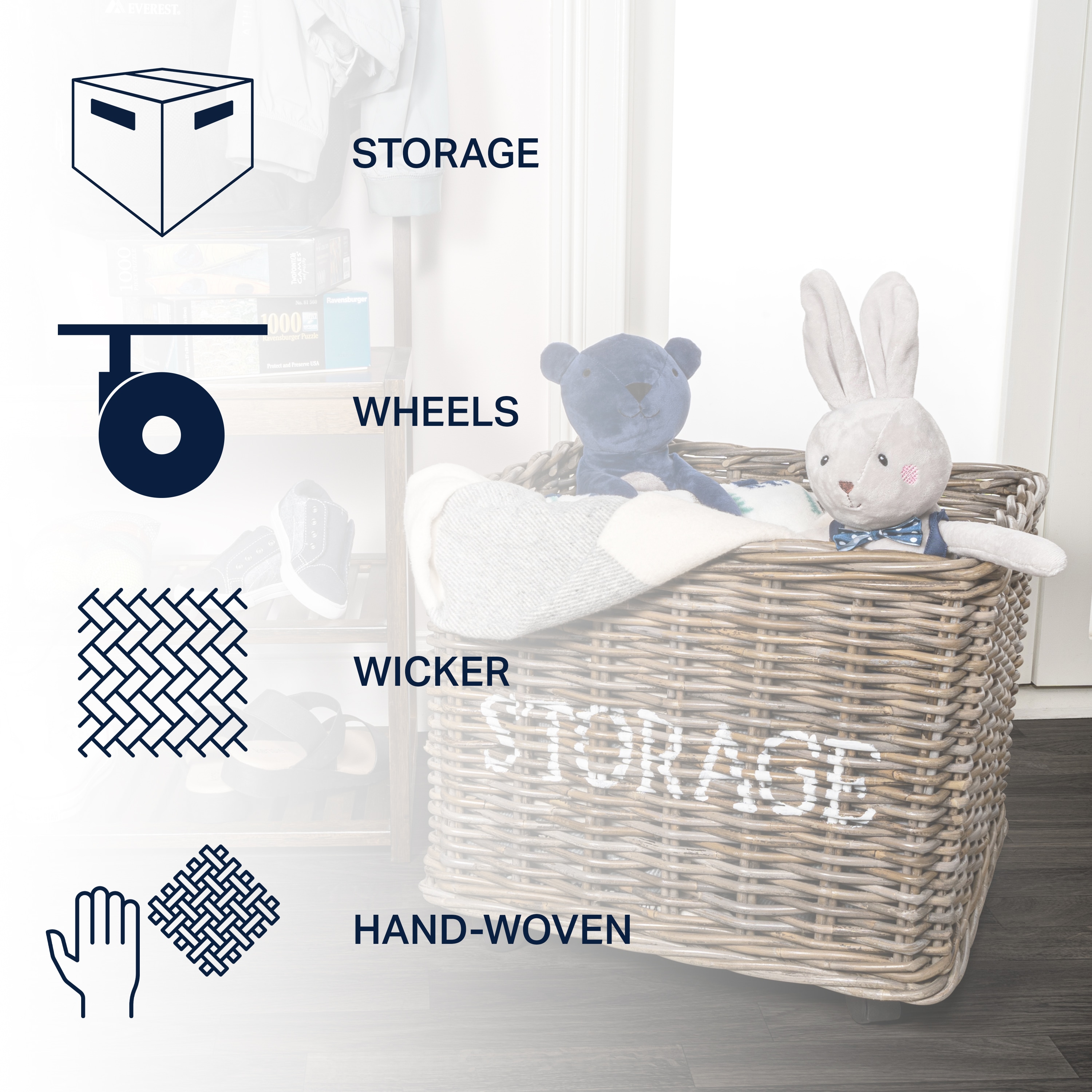 happimess BSK1001A Bins-Baskets - View #3